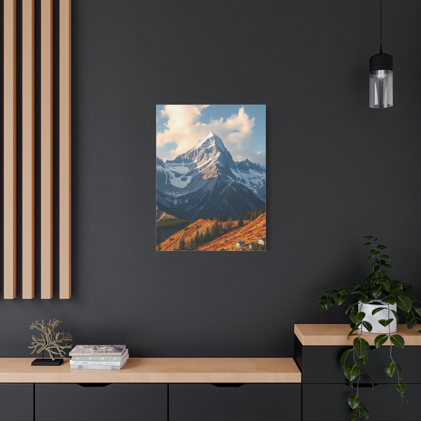 Luminous Mountain Reflections Wall Art & Canvas Print