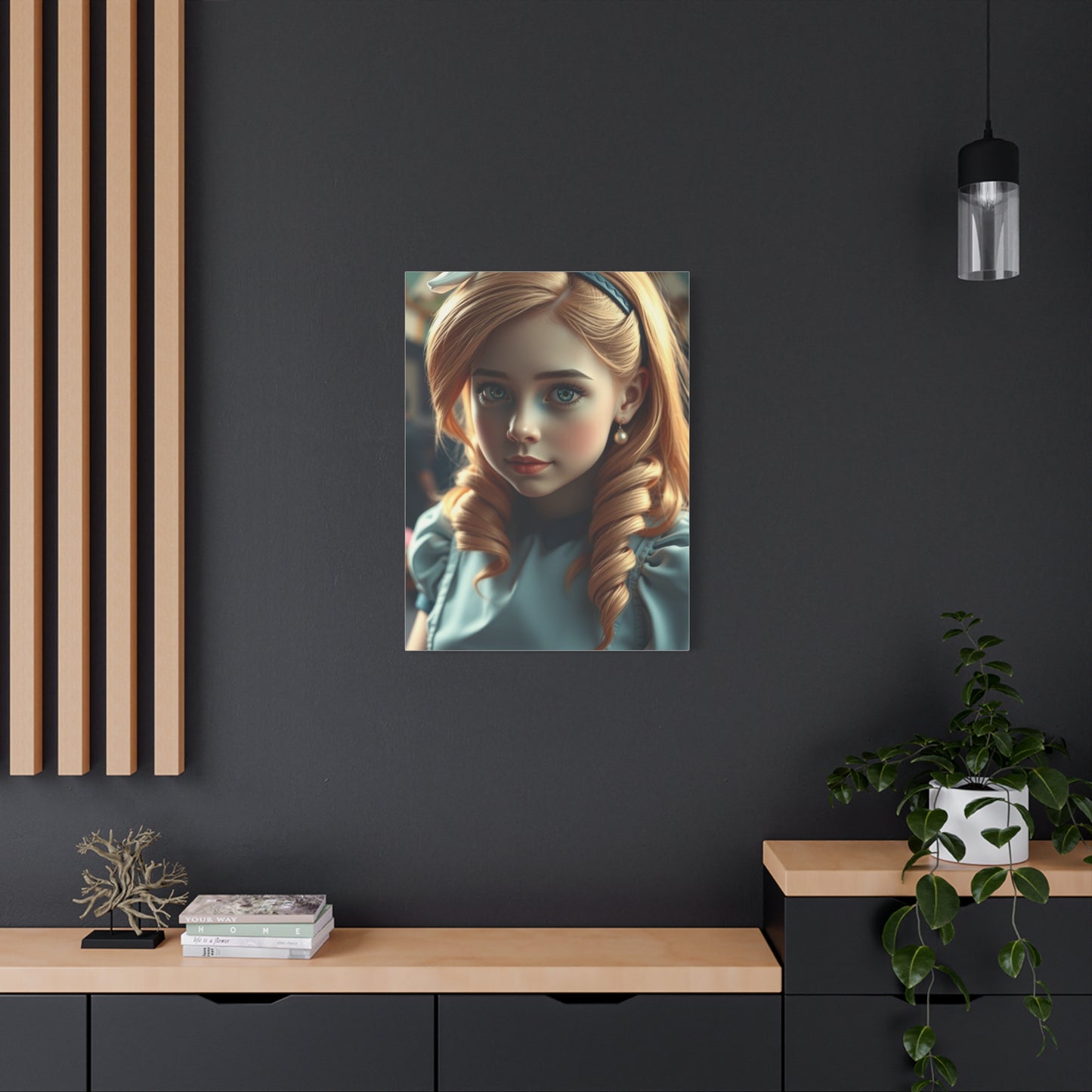 Alice In Wonderland Characters Art Refined Canvas Wall Art & Canvas Print