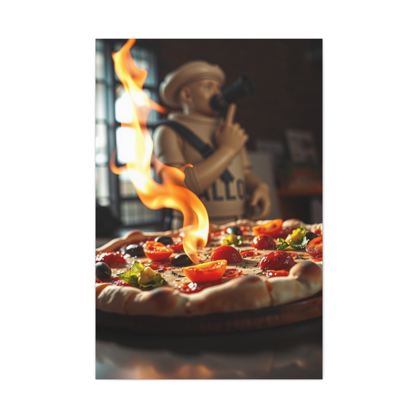 Vision Pizza Art Art Wall Art & Canvas Print