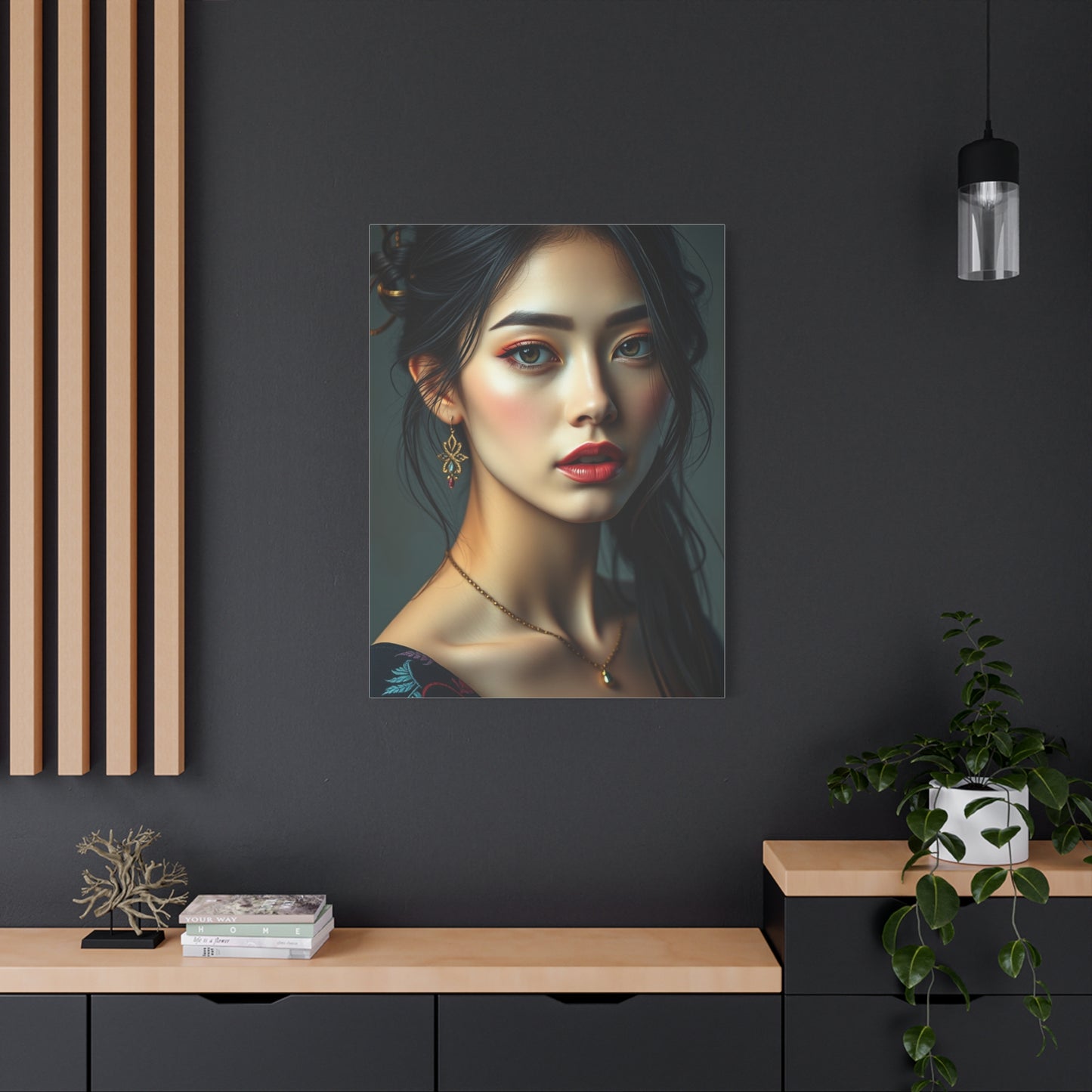 Mystical Nymph Painting Wall Art & Canvas Print
