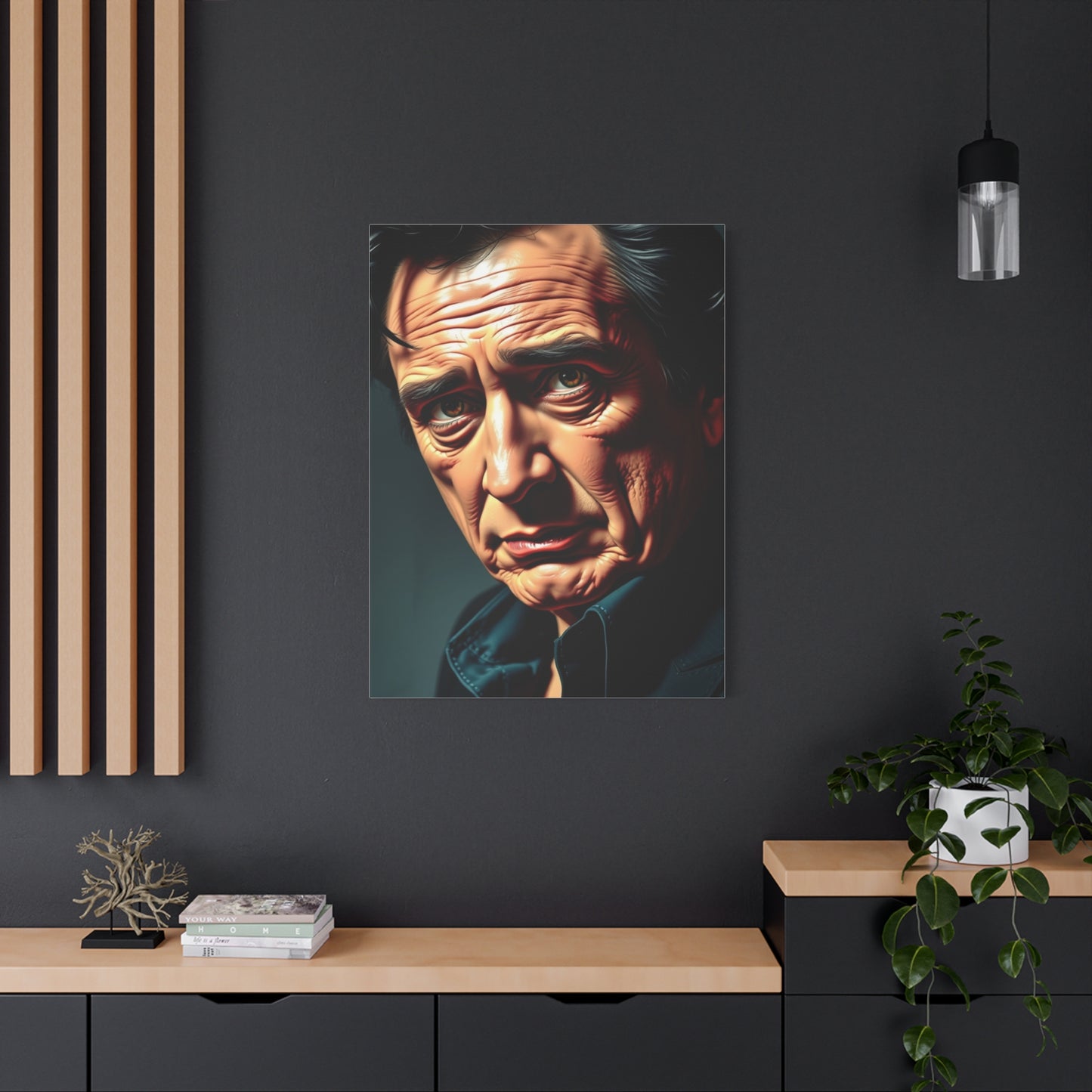 Johnny Cash Art Refined Canvas Wall Art & Canvas Print