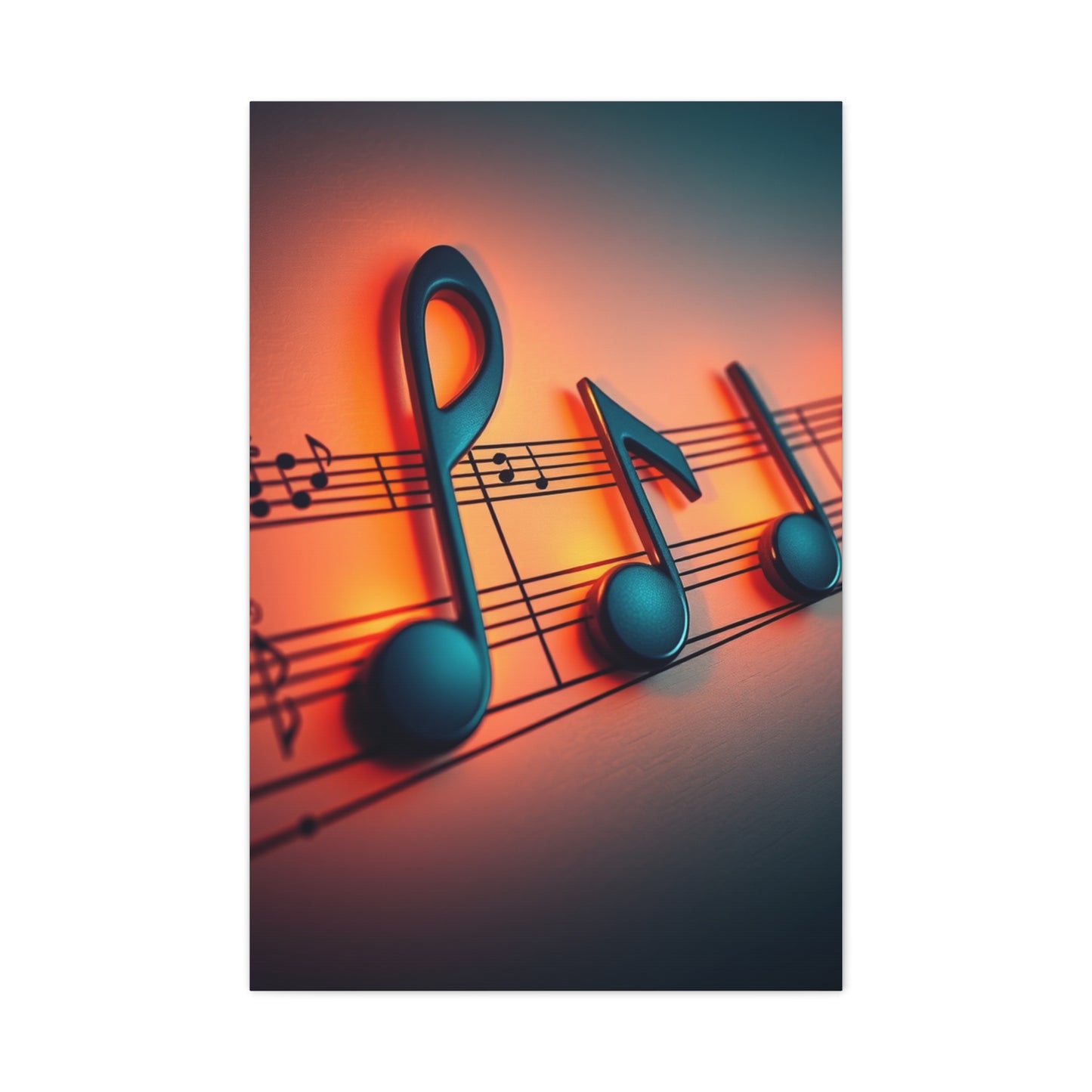 Musical Notes Art Supreme Gallery Wall Art & Canvas Print