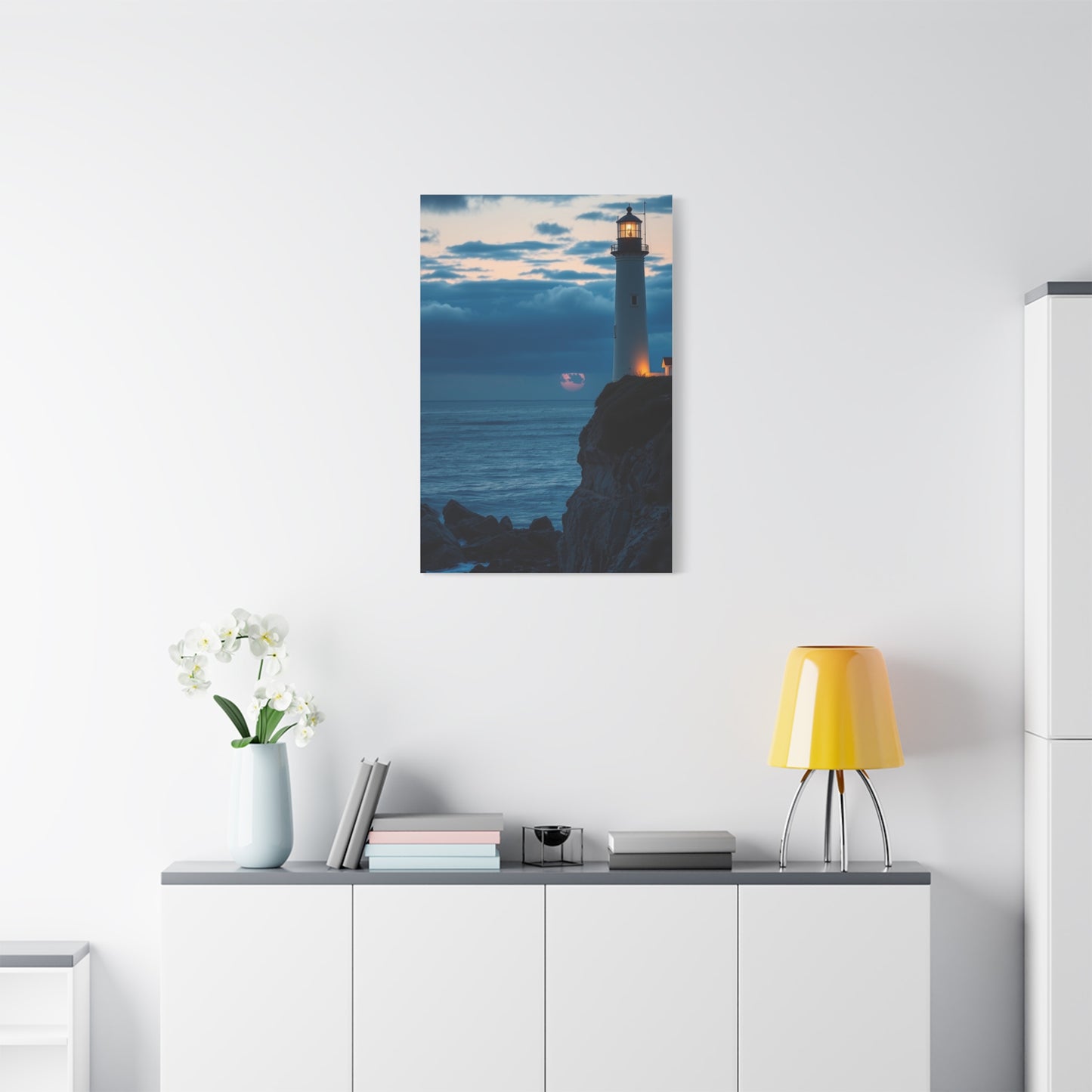 Illuminated Shores Masterpiece Wall Art & Canvas Print