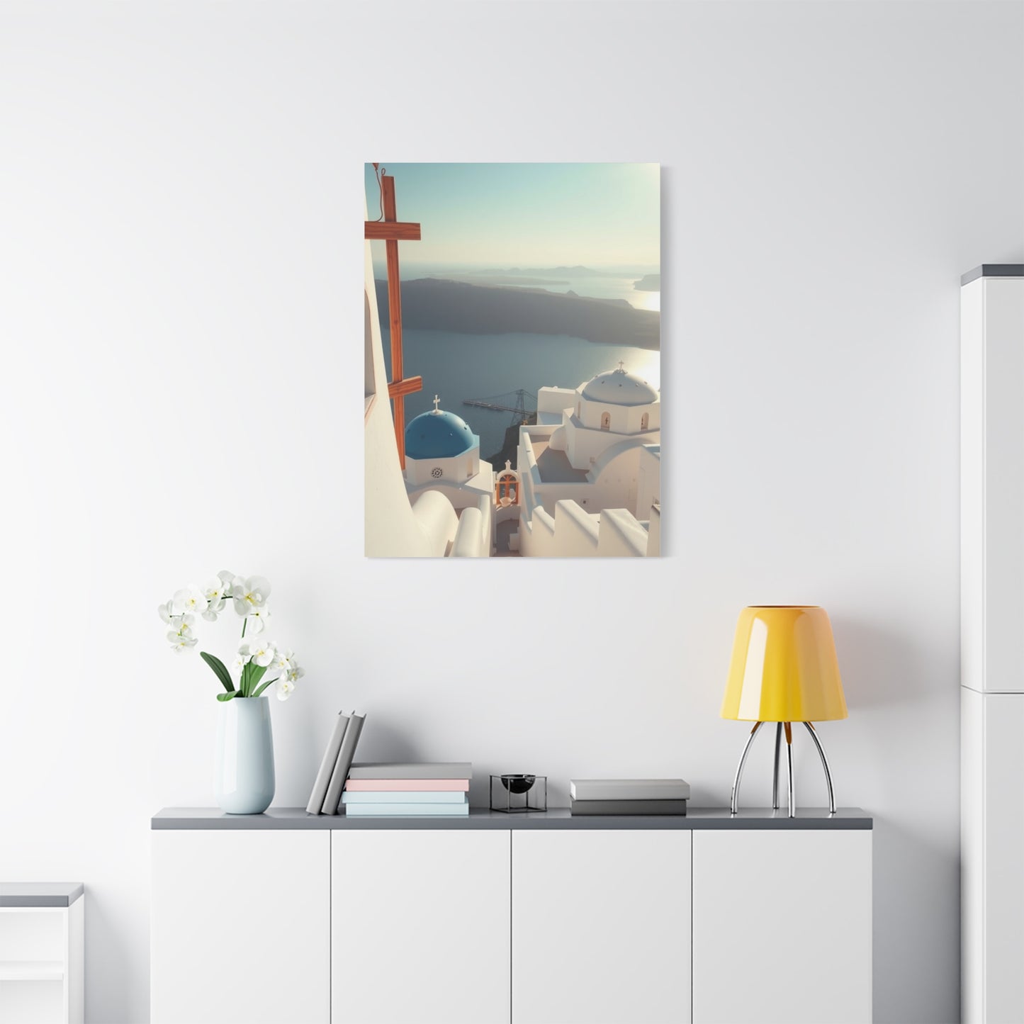 Masterpiece Santorini Art Vision Wall Art & Canvas Print