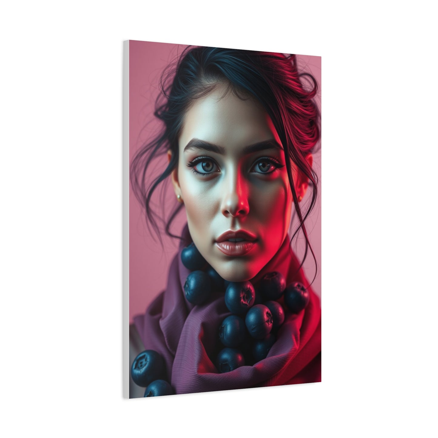 Supreme Blush and Blueberry Art Collection Wall Art & Canvas Print