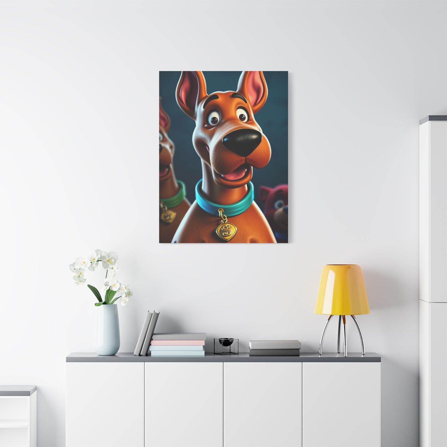 Scooby-Doo (TV Series) Characters Art Refined Canvas Wall Art & Canvas Print