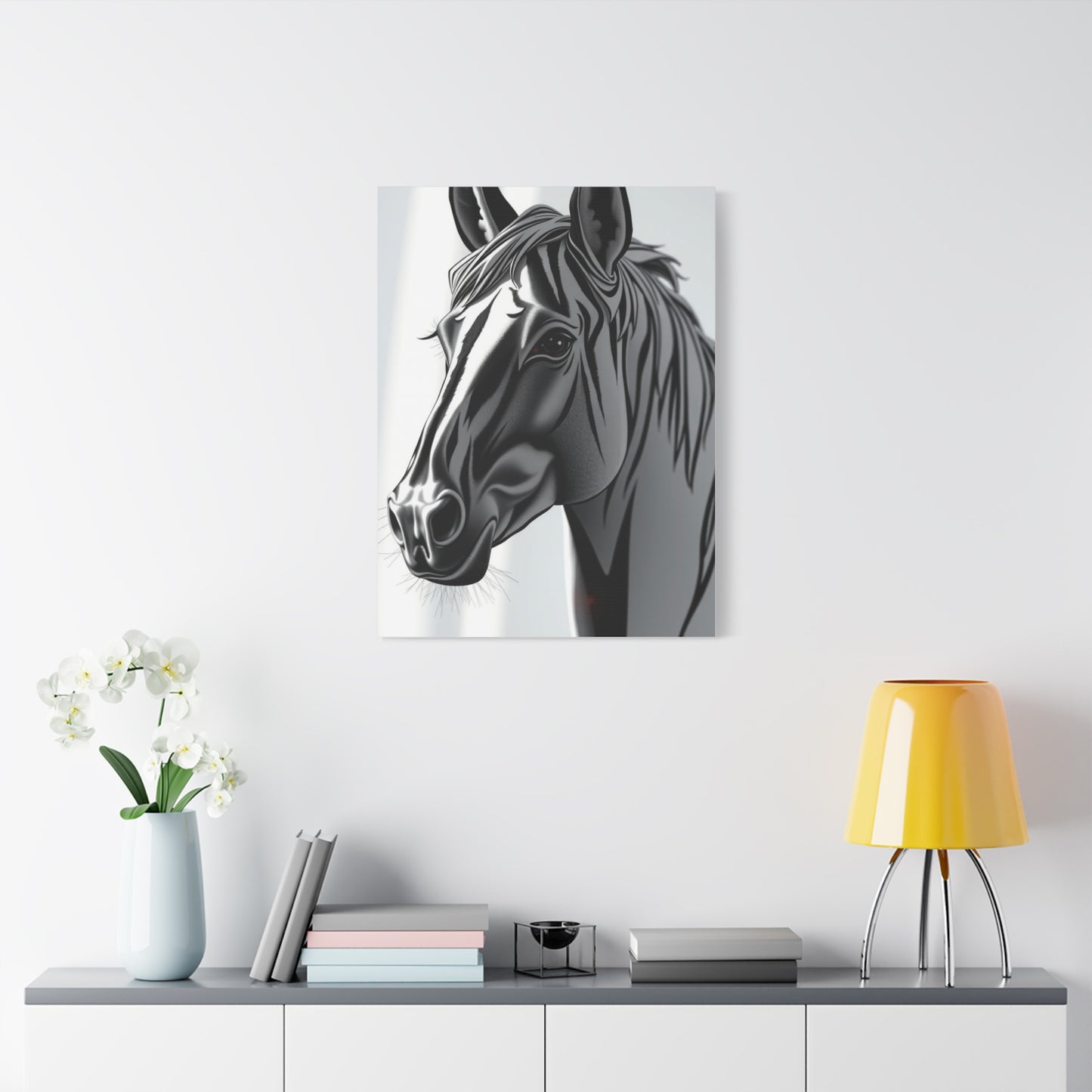 Vision Black and White Illustrations Art Art Wall Art & Canvas Print