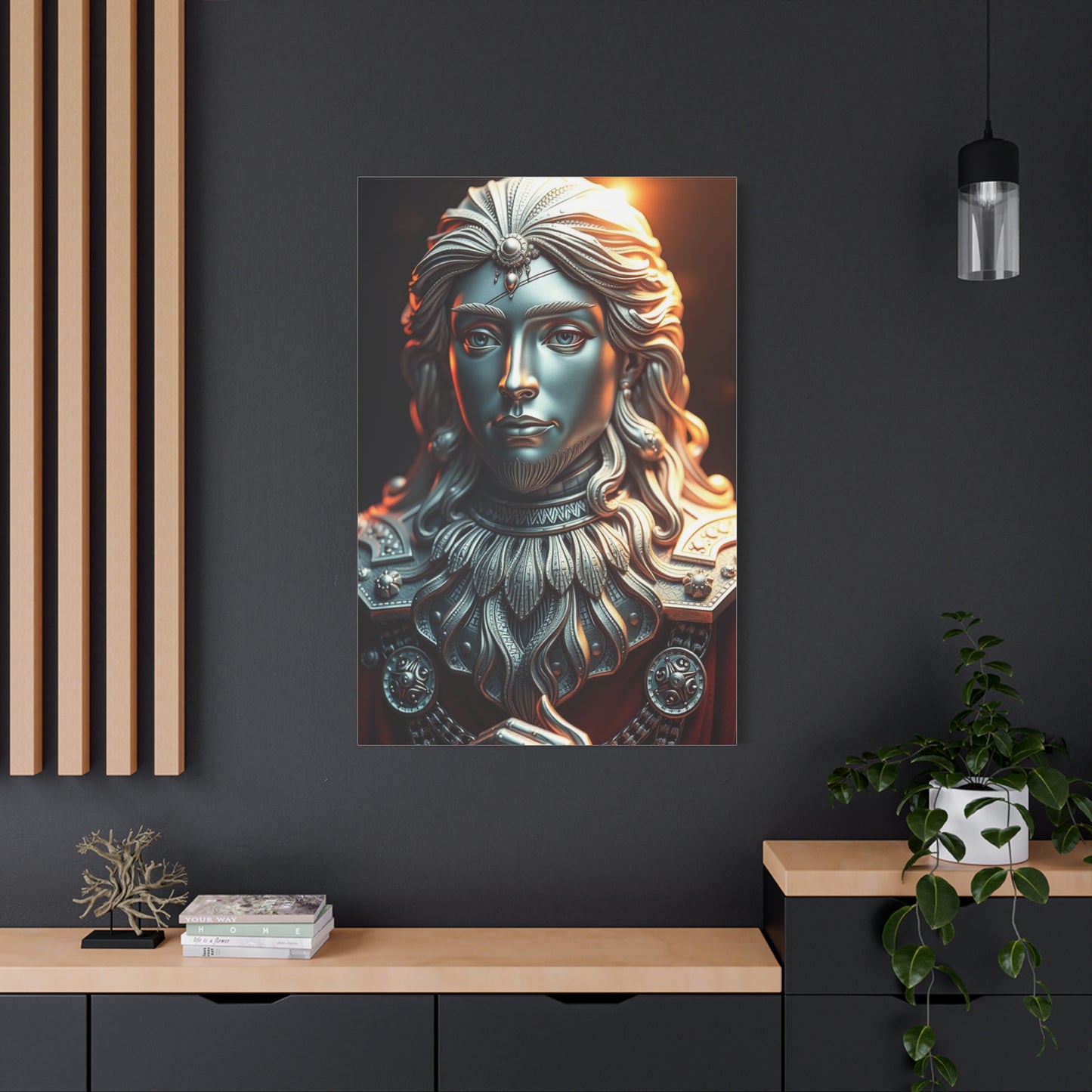 Argent Elegance Canvas wall art & canvas print