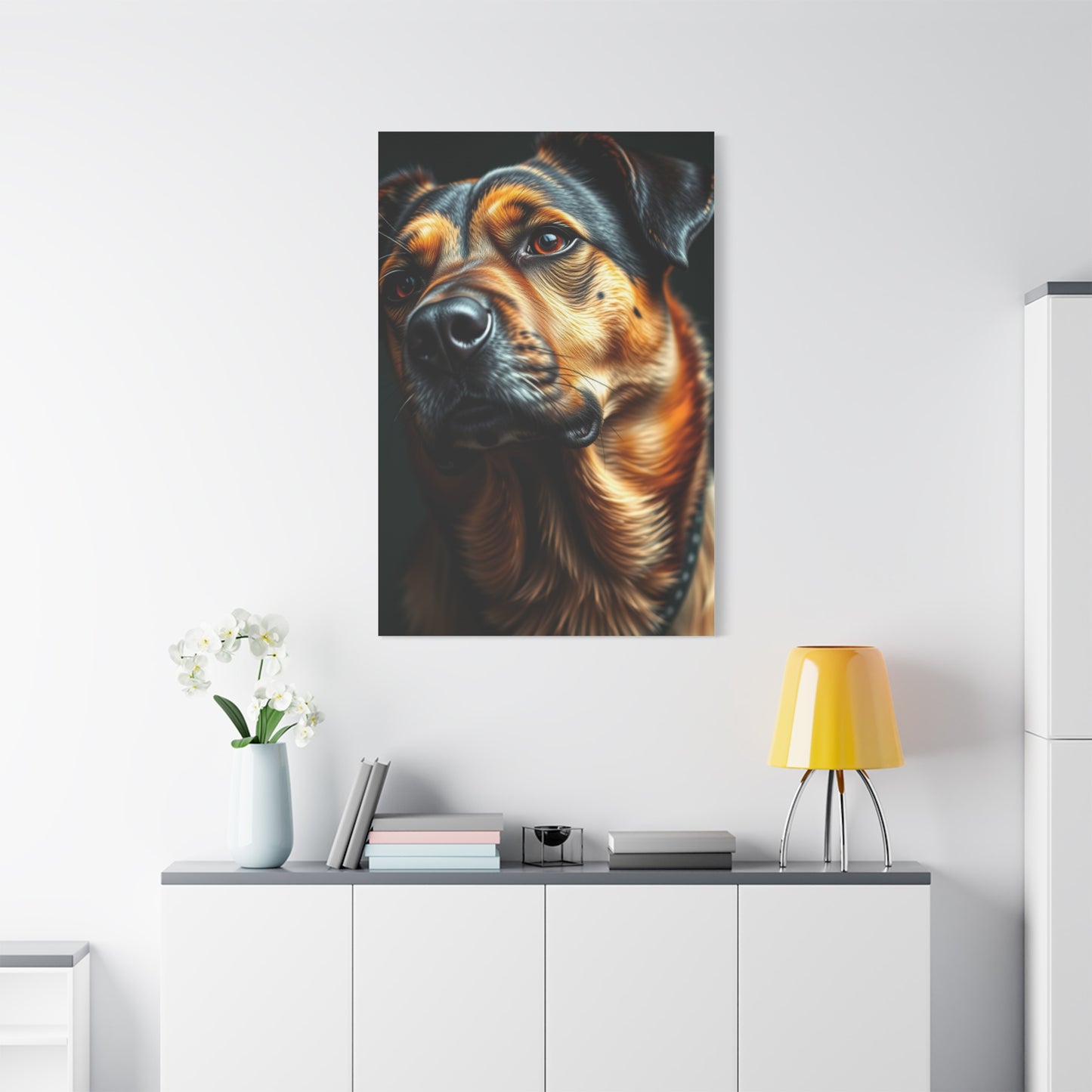 Black and Tan Art Supreme Gallery Wall Art & Canvas Print