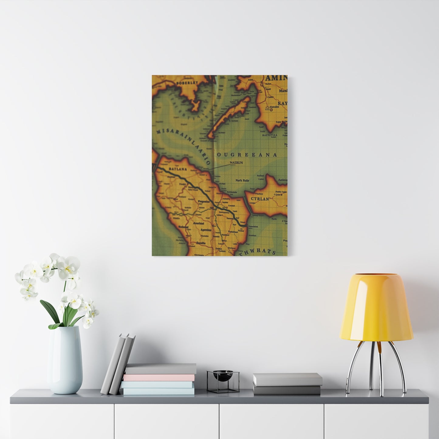 Antique Maps Art Supreme Gallery Wall Art & Canvas Print