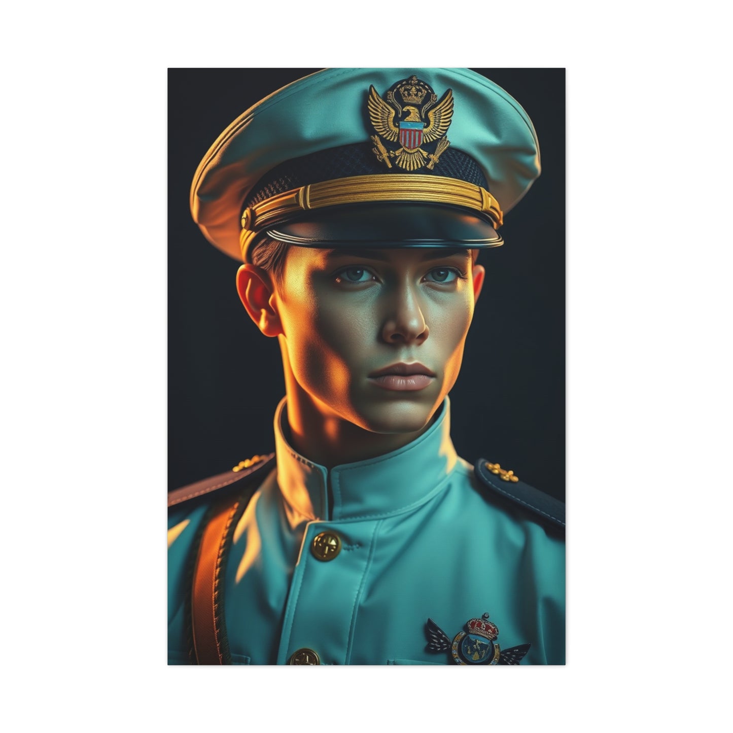 Masterpiece Navy (Military) Art Vision Wall Art & Canvas Print