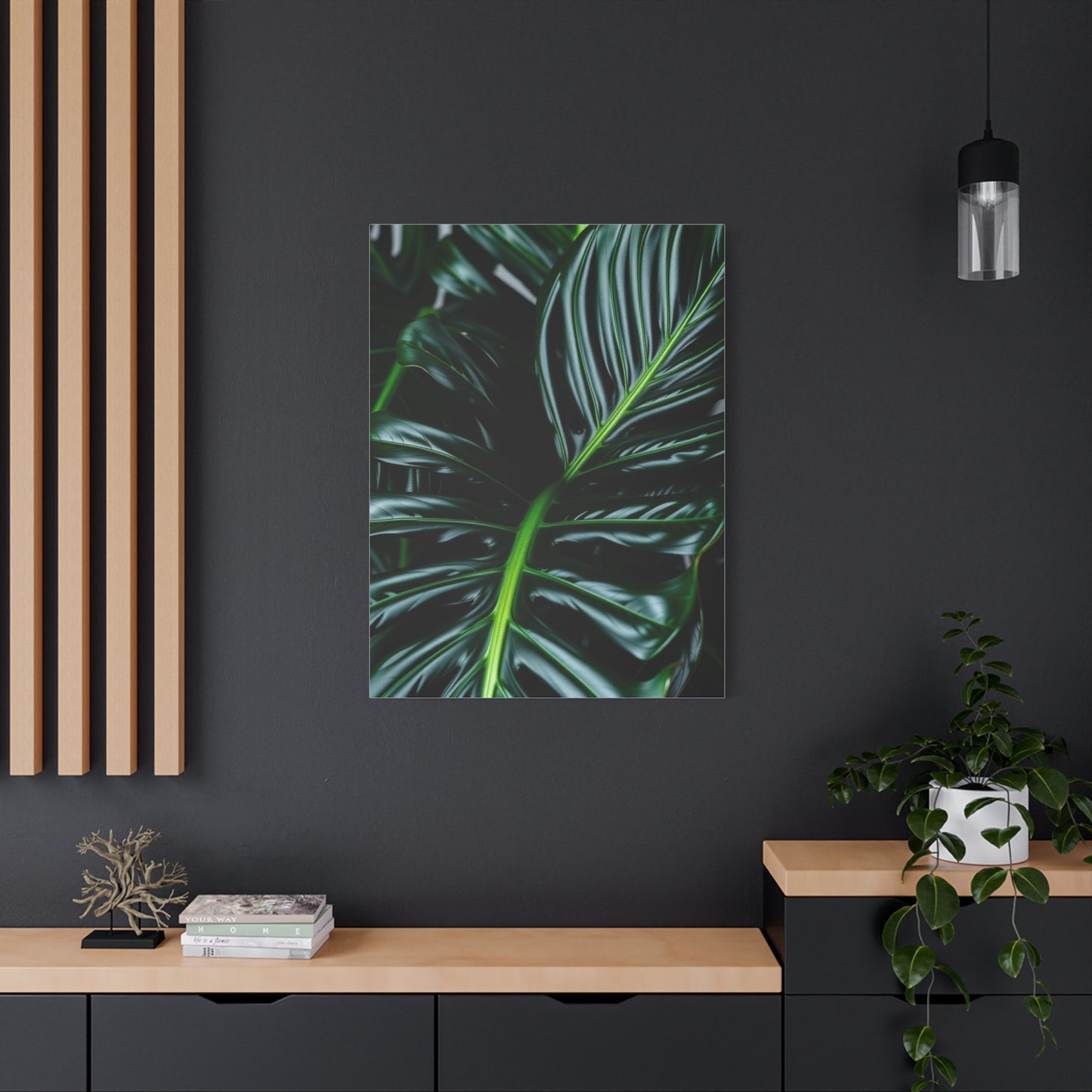 Monstera Plant Art Refined Canvas Wall Art & Canvas Print