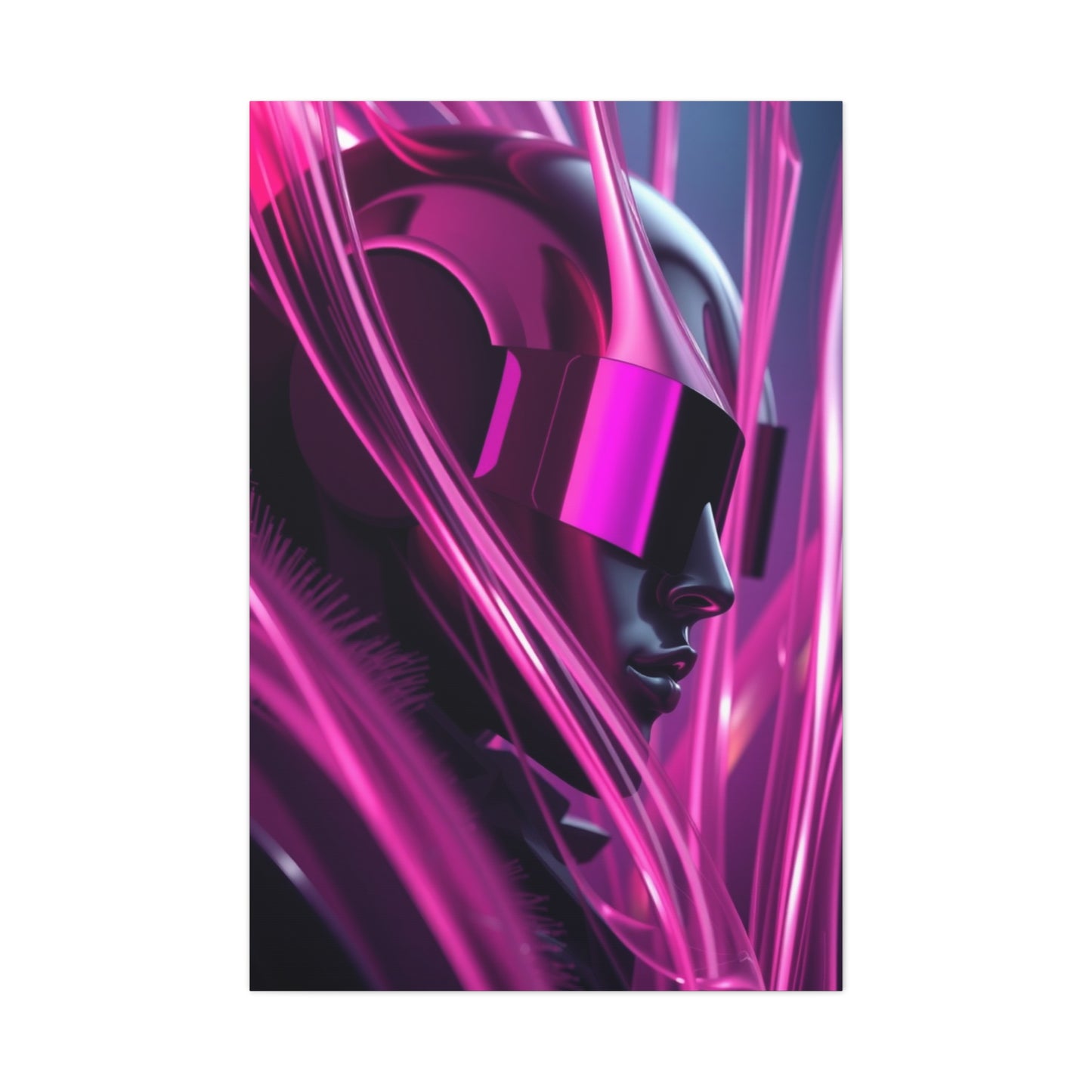 Masterpiece Black & Pink Art Vision Wall Art & Canvas Print