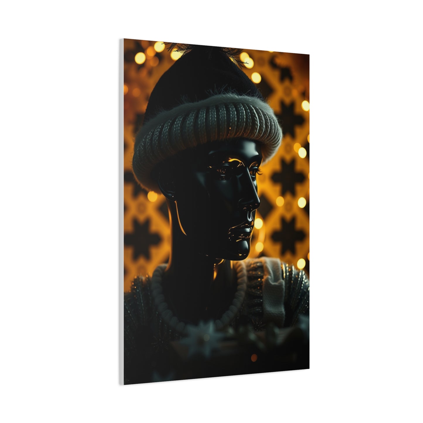 Black Christmas Art Luxury Canvas Wall Art & Canvas Print