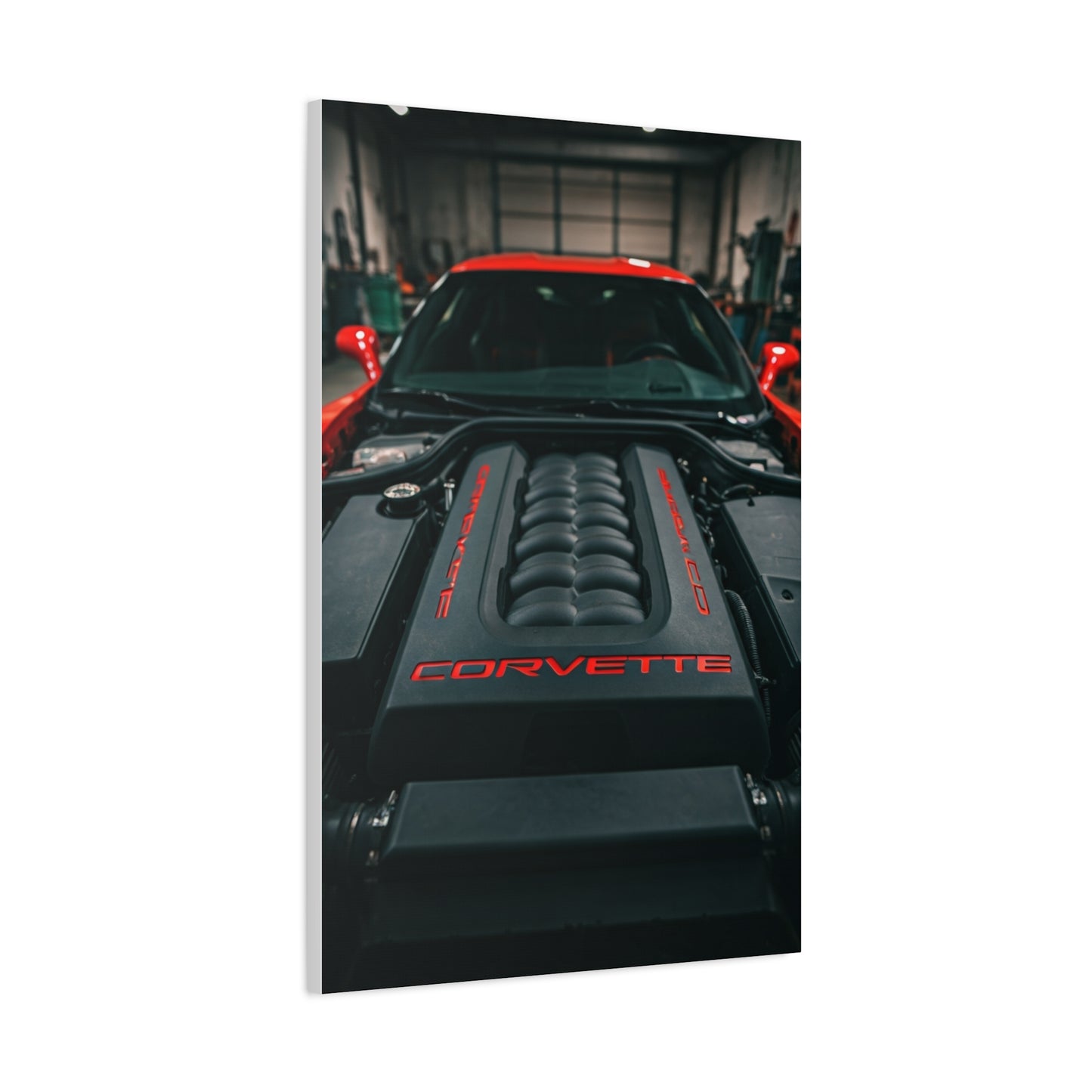 Chevrolet Corvette C6 Engine Bay Performance Detail Wall Art & Canvas Prints