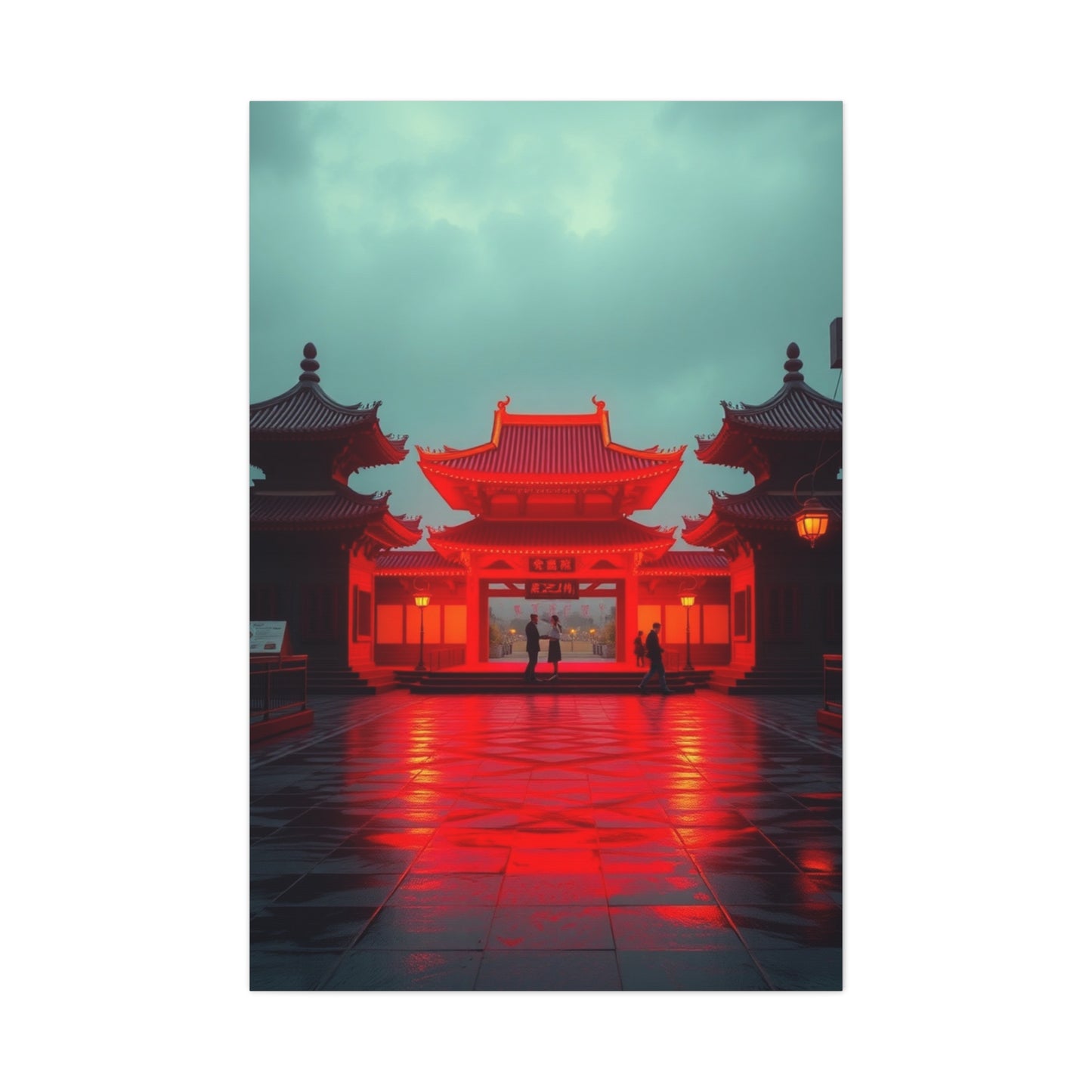 Scarlet Reverie Art Wall Art & Canvas Print