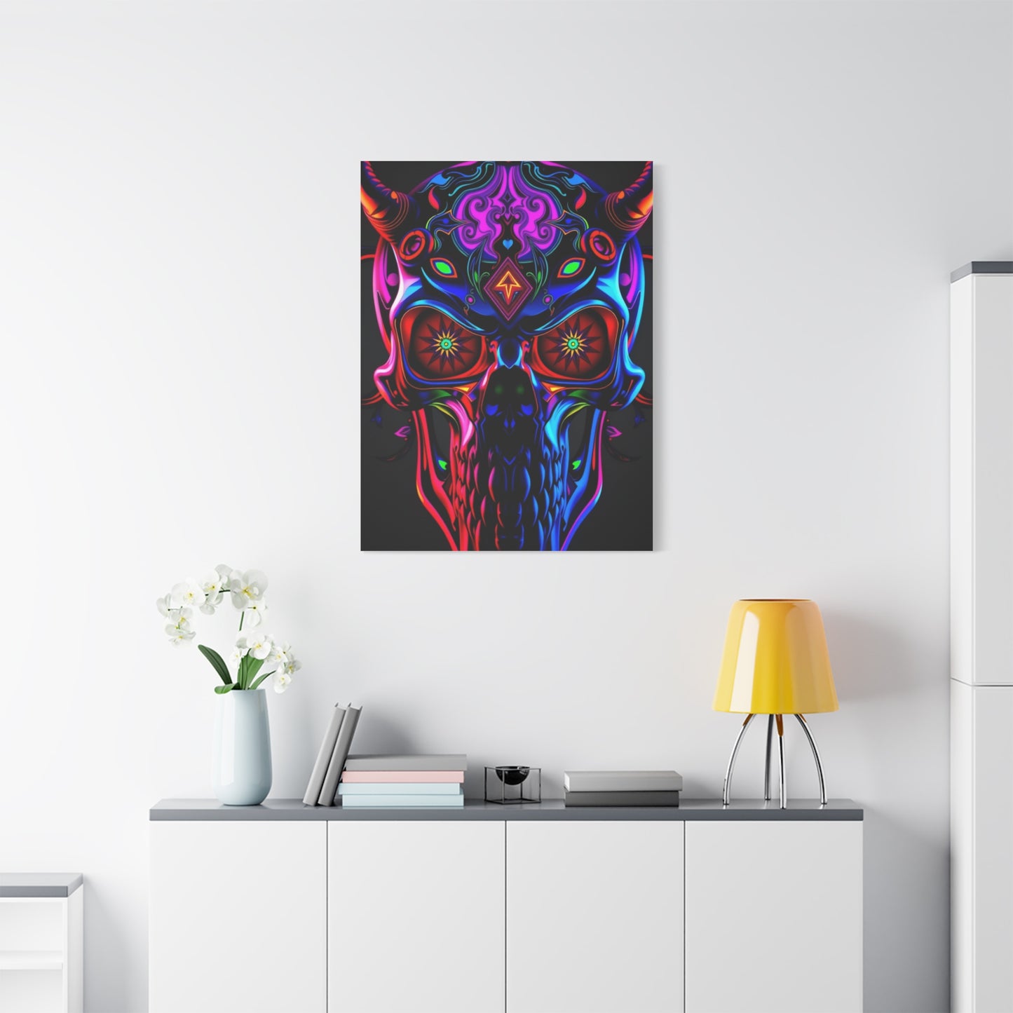 Trance Skull Elegance Wall Art & Canvas Print