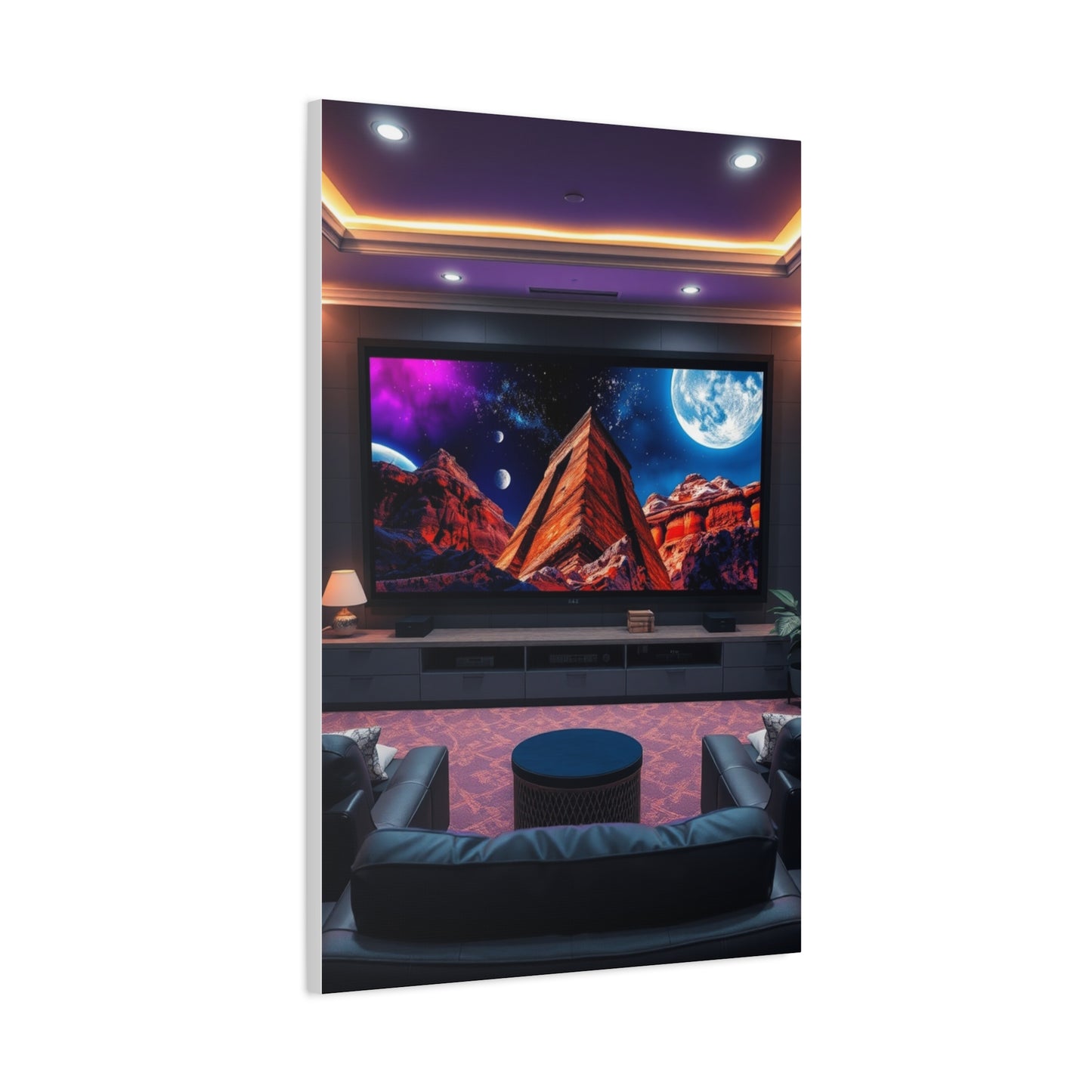 Home Theater Art Refined Canvas Wall Art & Canvas Print