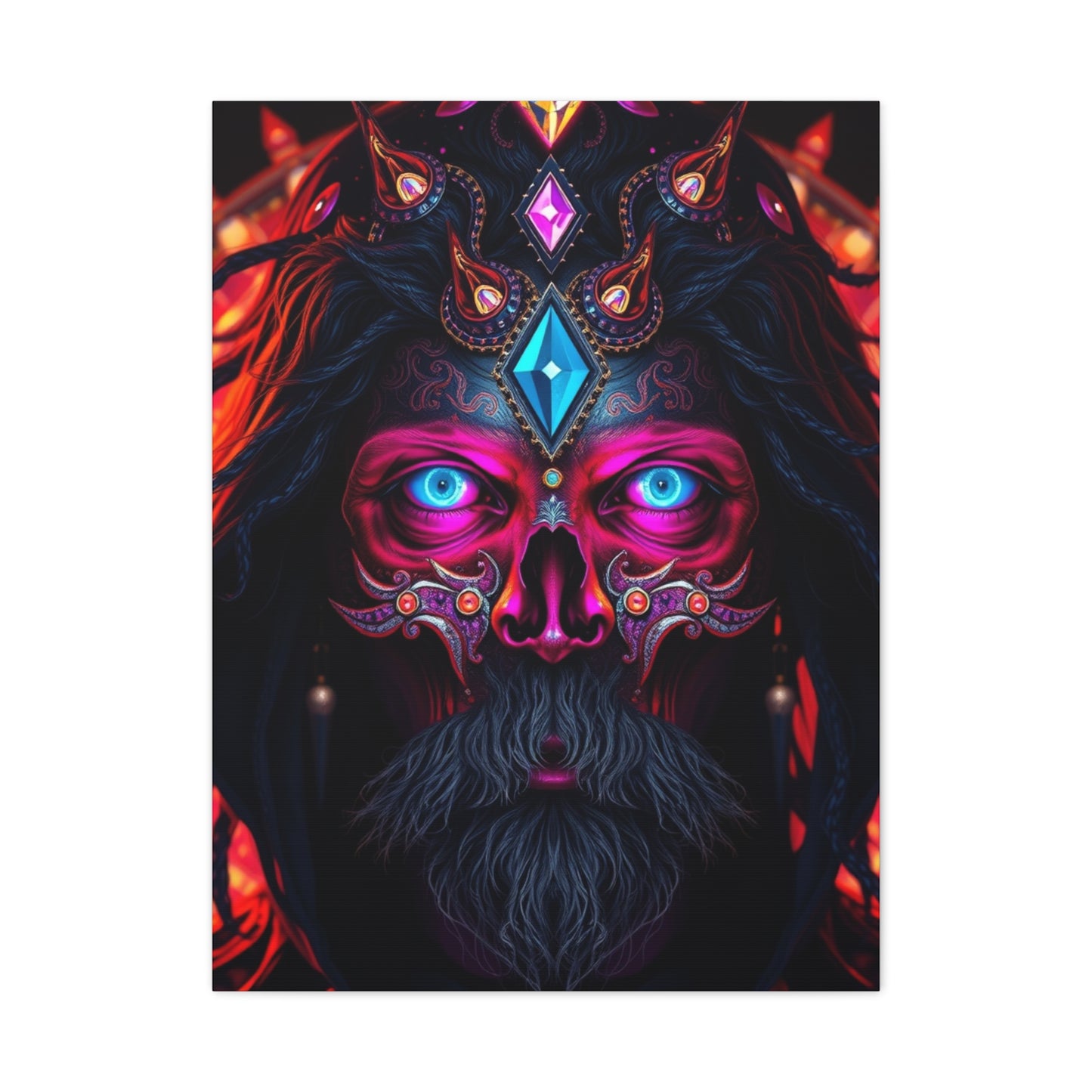Hypnotic Visionary Tableau Wall Art & Canvas Print