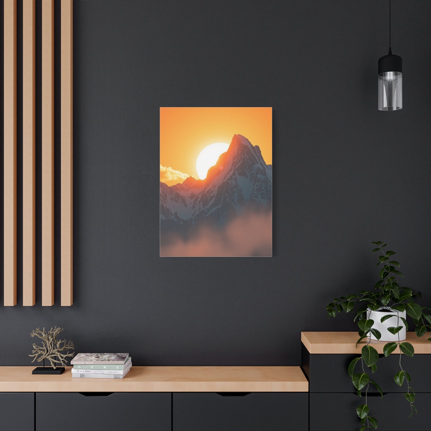 Radiant Summit Masterpiece Wall Art & Canvas Print