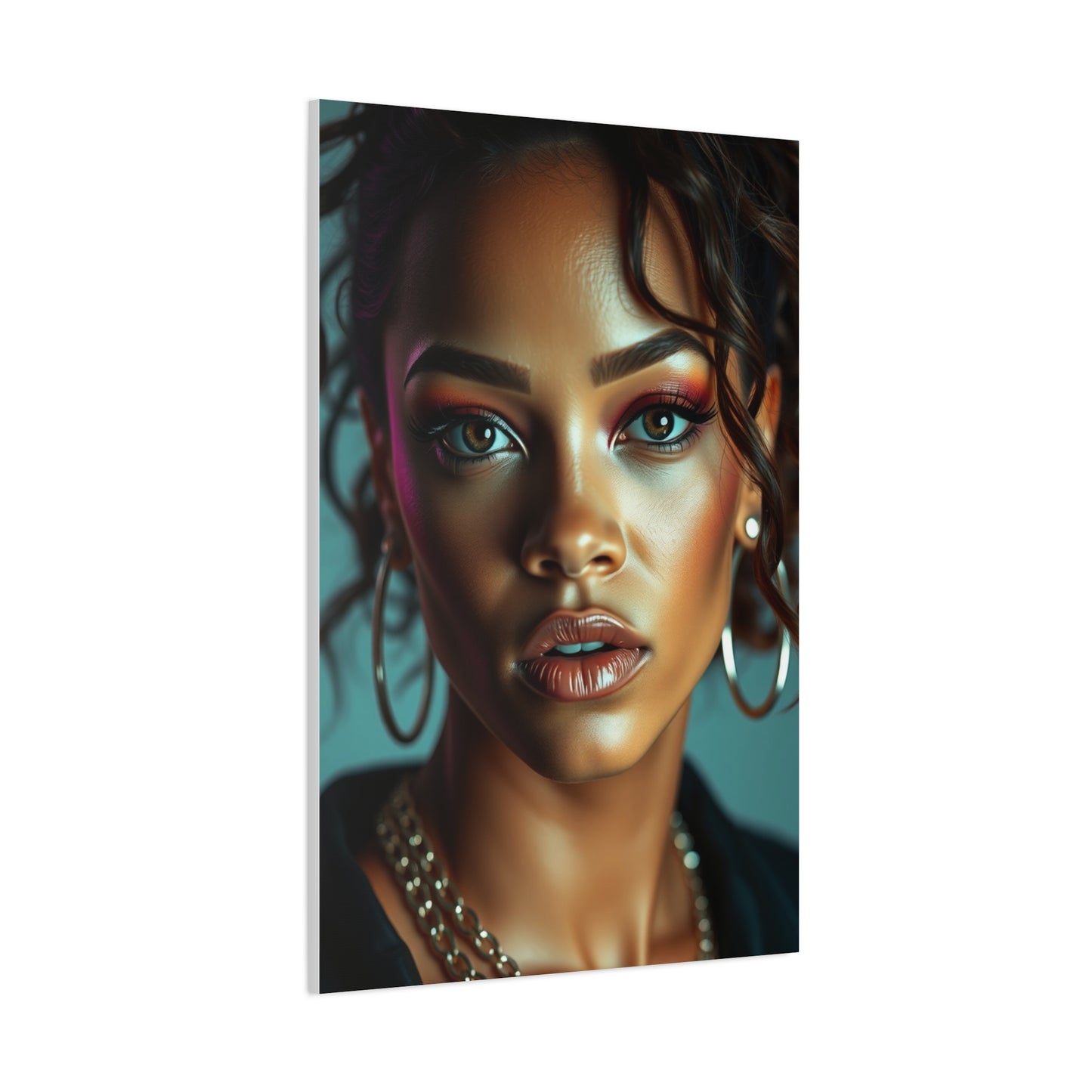 Ethereal Rihanna Portraits Canvas Wall Art & Canvas Print