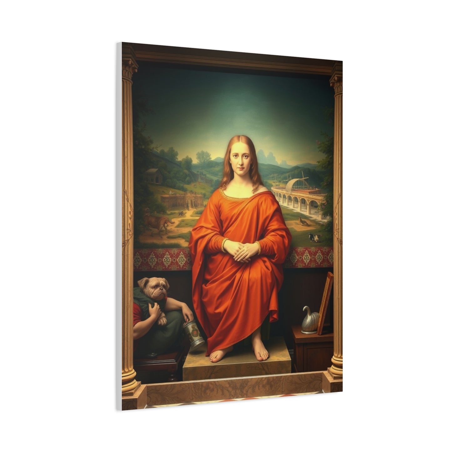 Refined Classicism Tableau Wall Art & Canvas Print