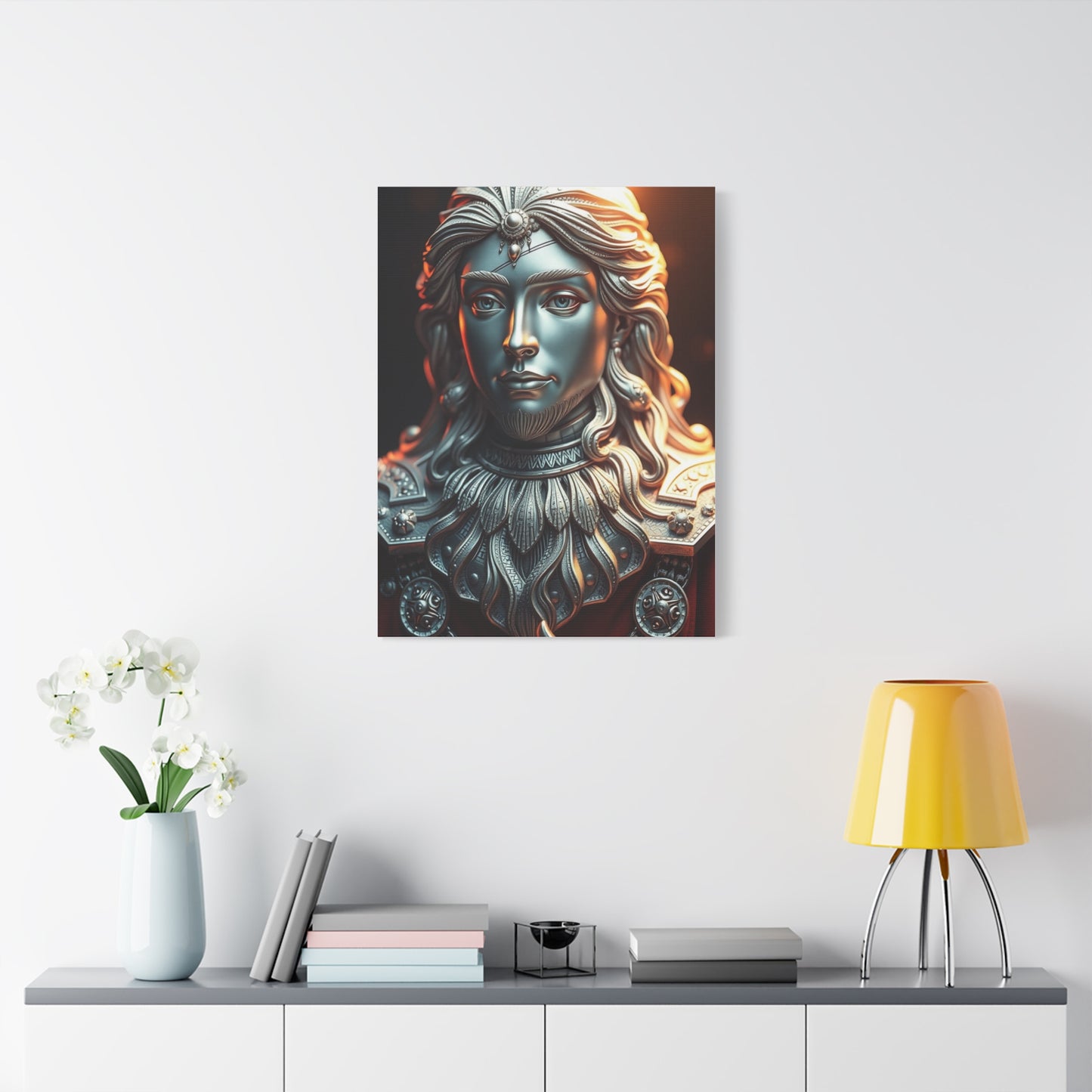 Argent Elegance Canvas wall art & canvas print