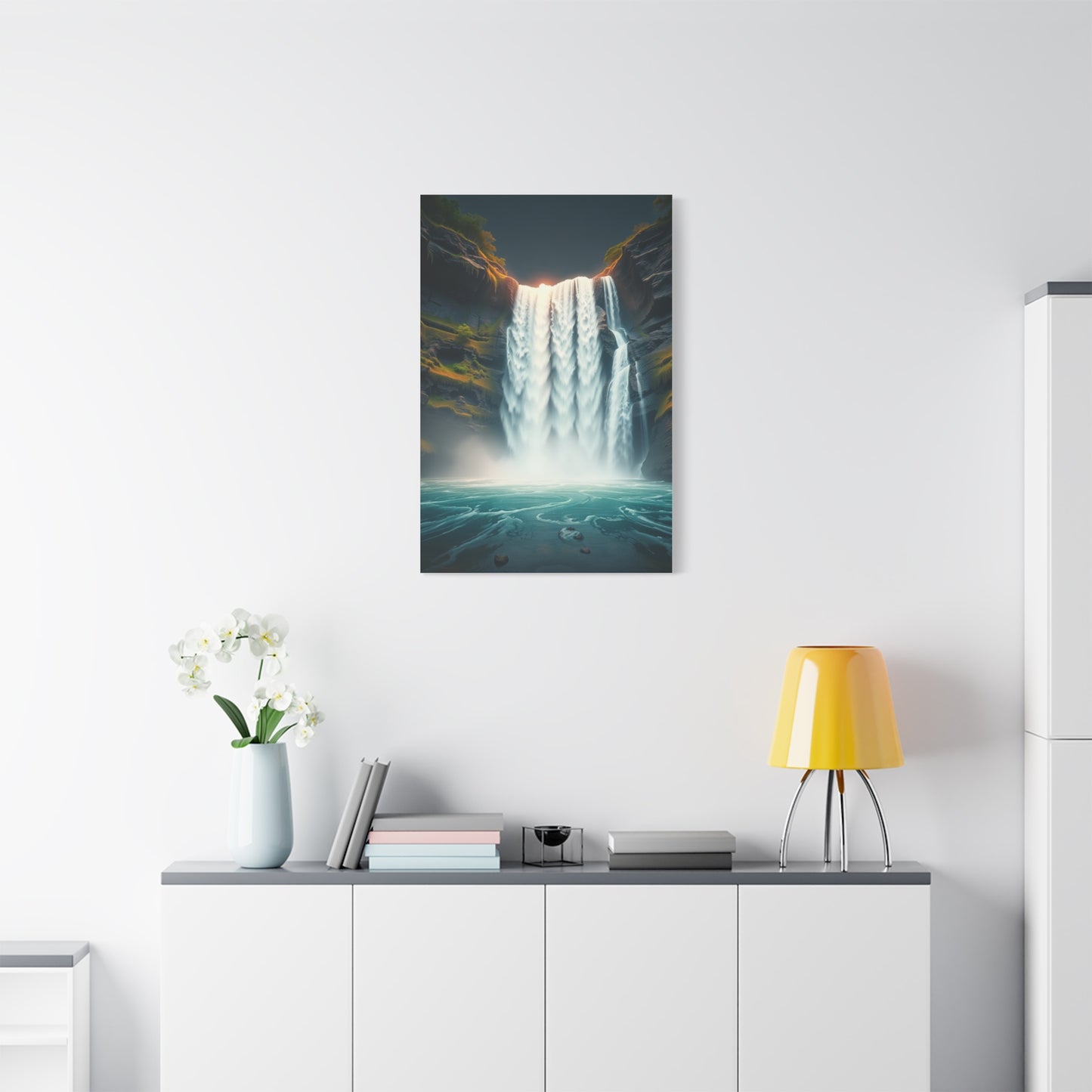 Luxe Cascade Deconstruction Wall Art & Canvas Print