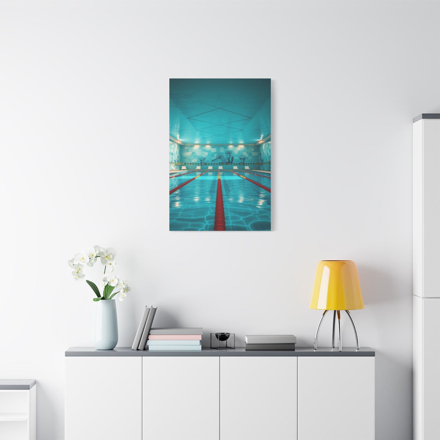 Swimming Pool Art Supreme Gallery Wall Art & Canvas Print