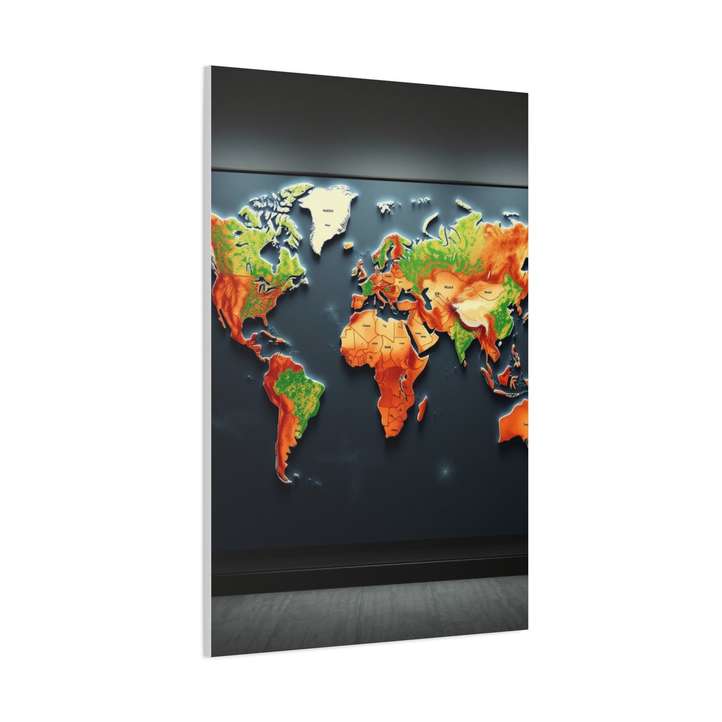 Collection World Map Art Art Wall Art & Canvas Print