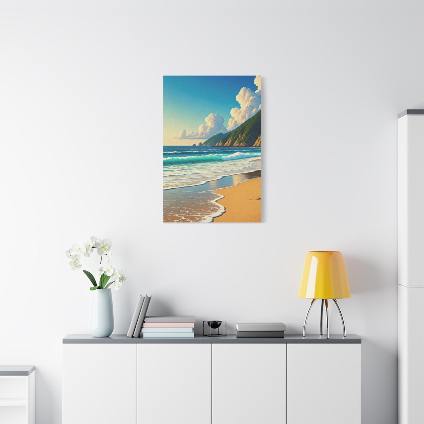 Coastal Mountain Waves Wall Art & Canvas Prints