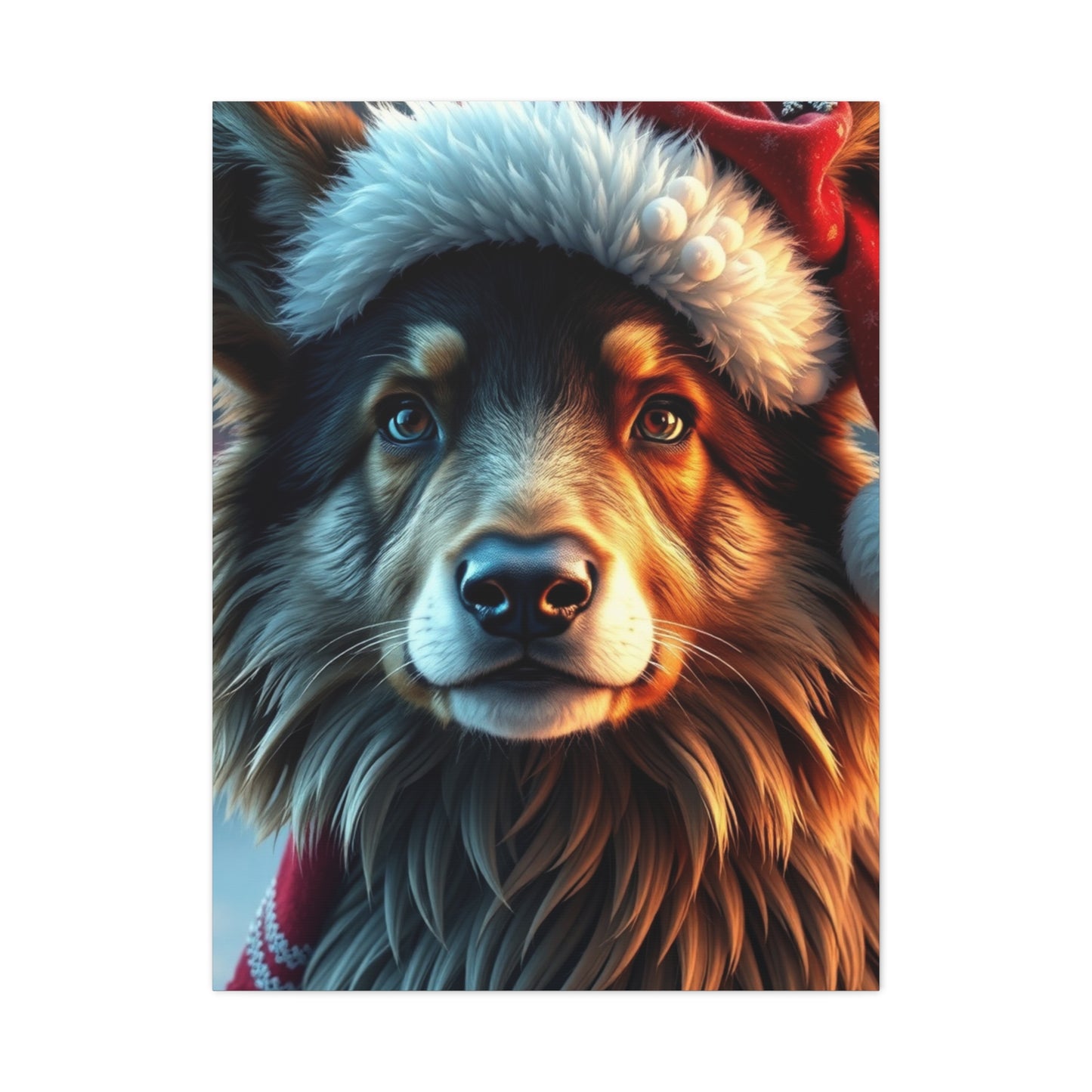Masterpiece Christmas Animal Art Vision Wall Art & Canvas Print