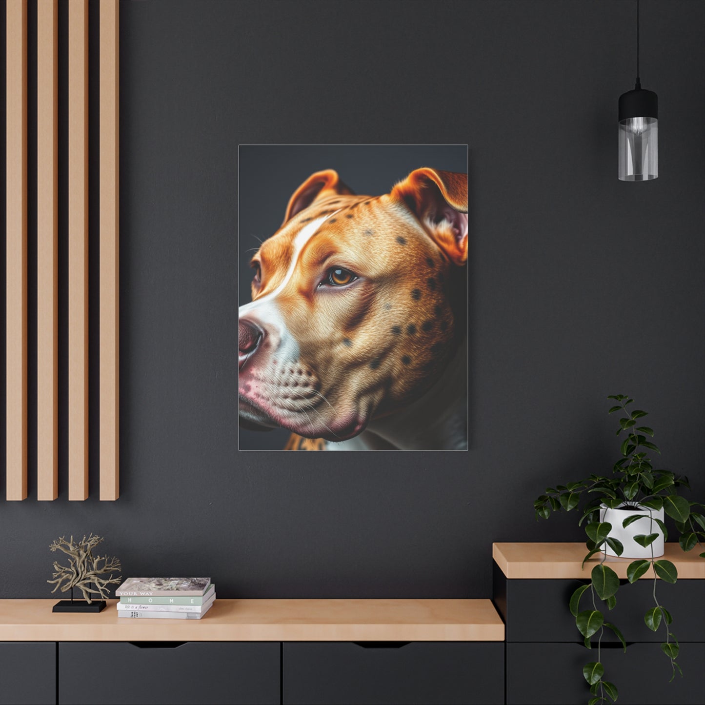 Vision Pit Bull Art Art Wall Art & Canvas Print