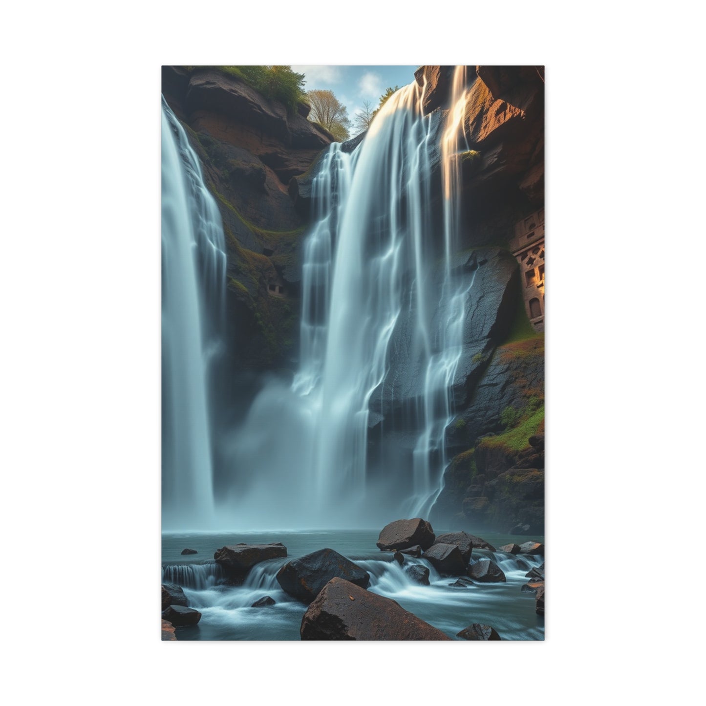 Ethereal Torrent Composition Wall Art & Canvas Print