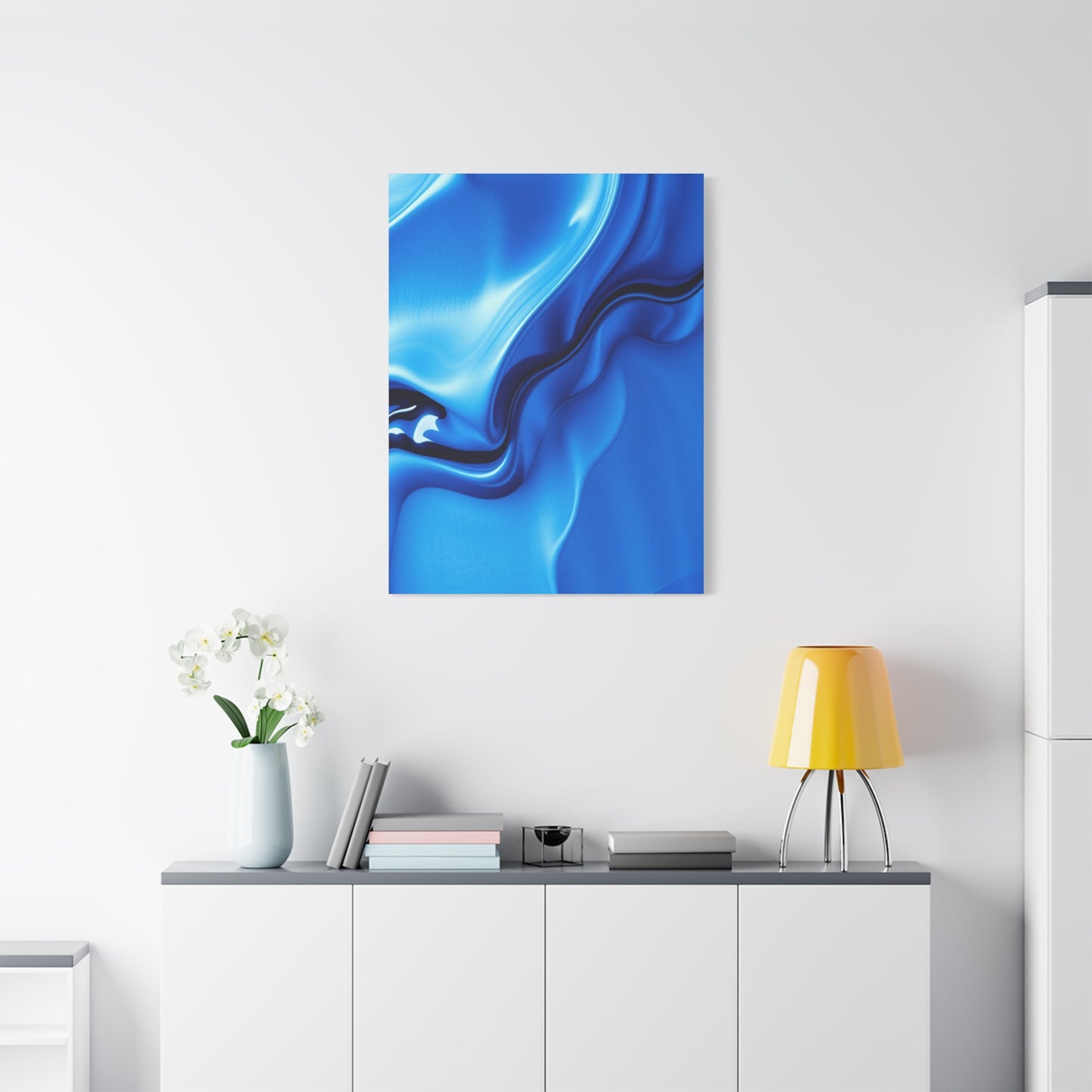 Blue Abstract Art Supreme Gallery Wall Art & Canvas Print