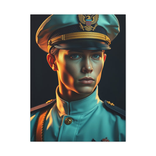 Masterpiece Navy (Military) Art Vision Wall Art & Canvas Print