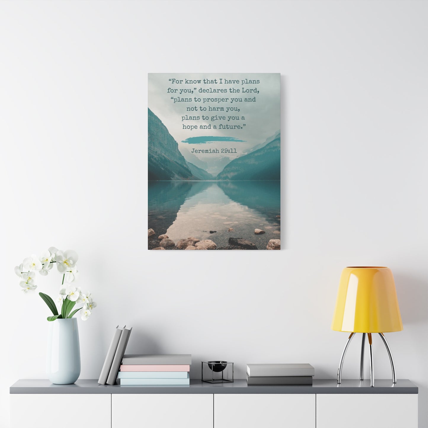 Jeremiah 29:11 Quote Poster Wall Art & Canvas Prints