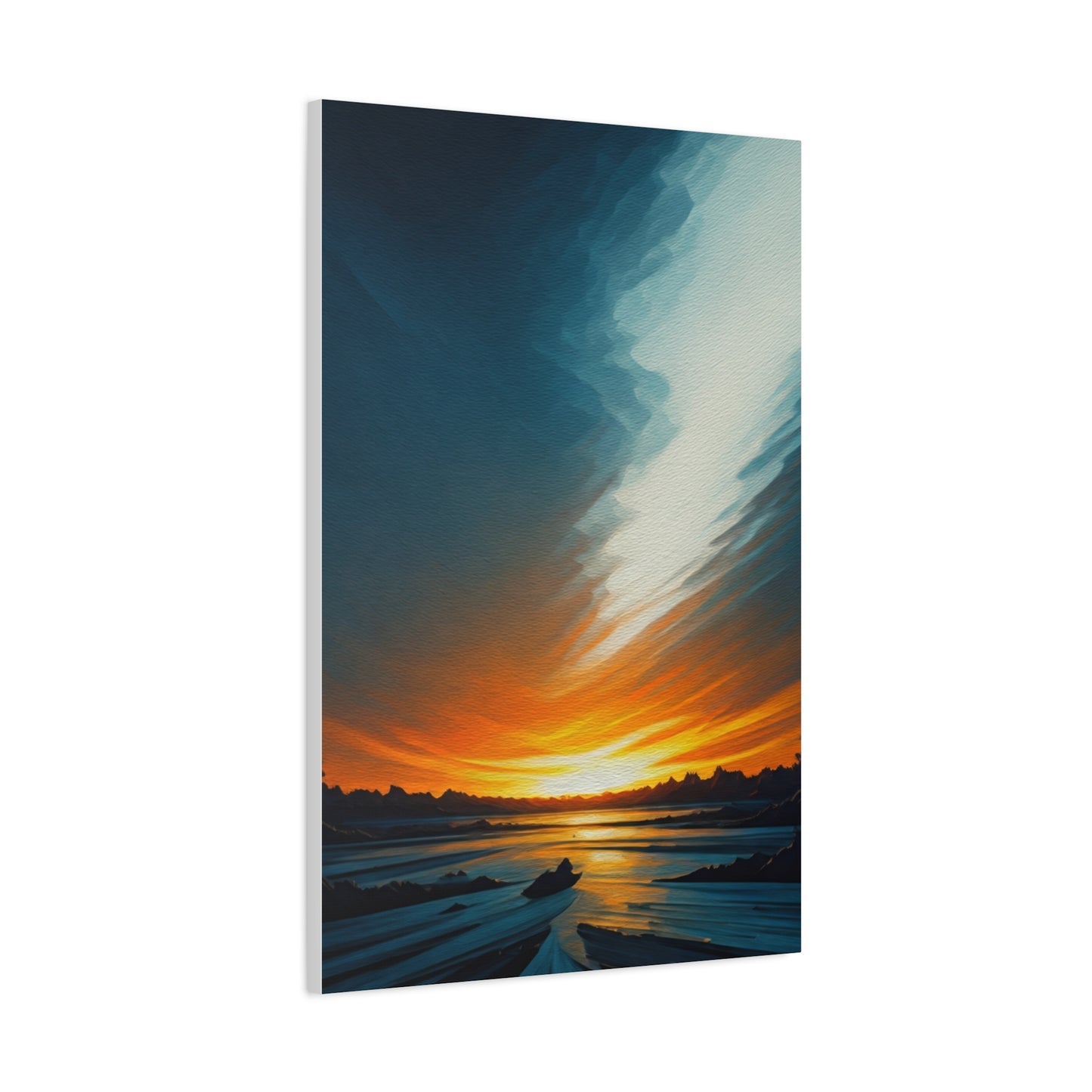 Calm Horizon at Dusk Wall Art & Canvas Prints