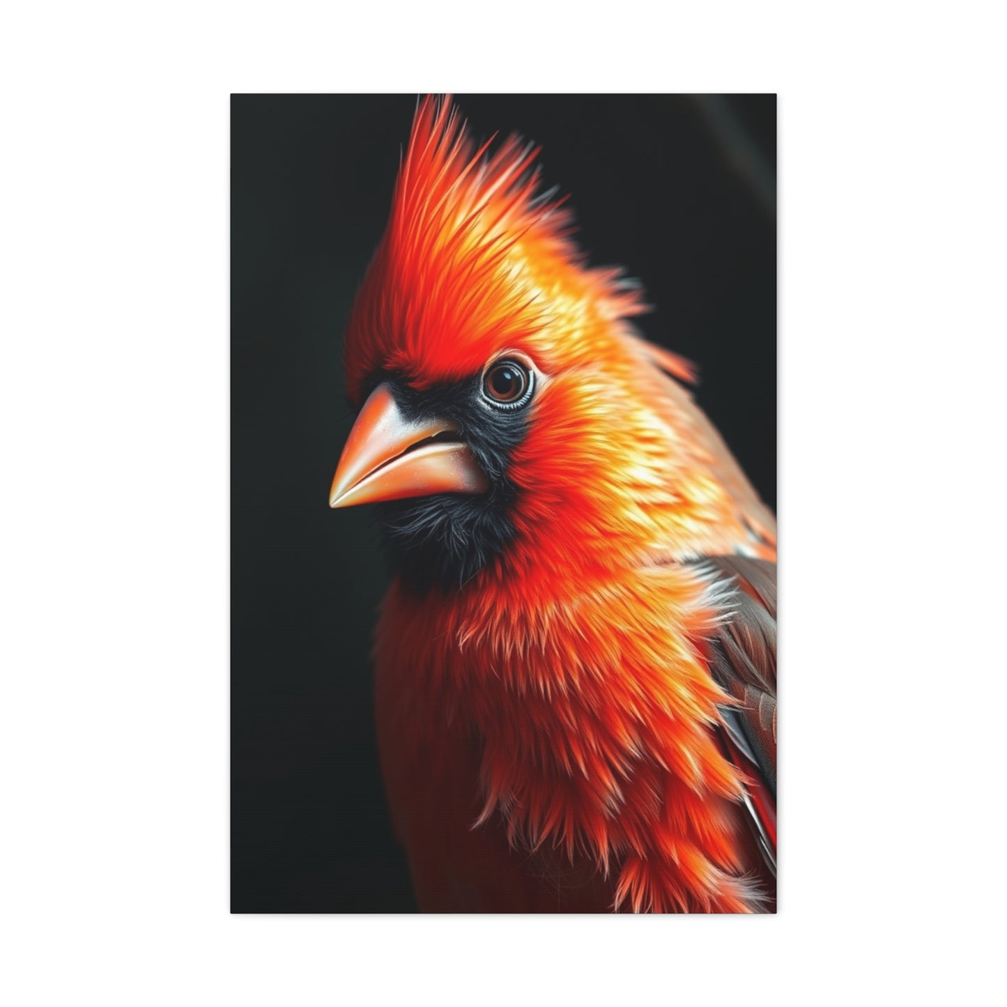 Crimson Majesty Canvas