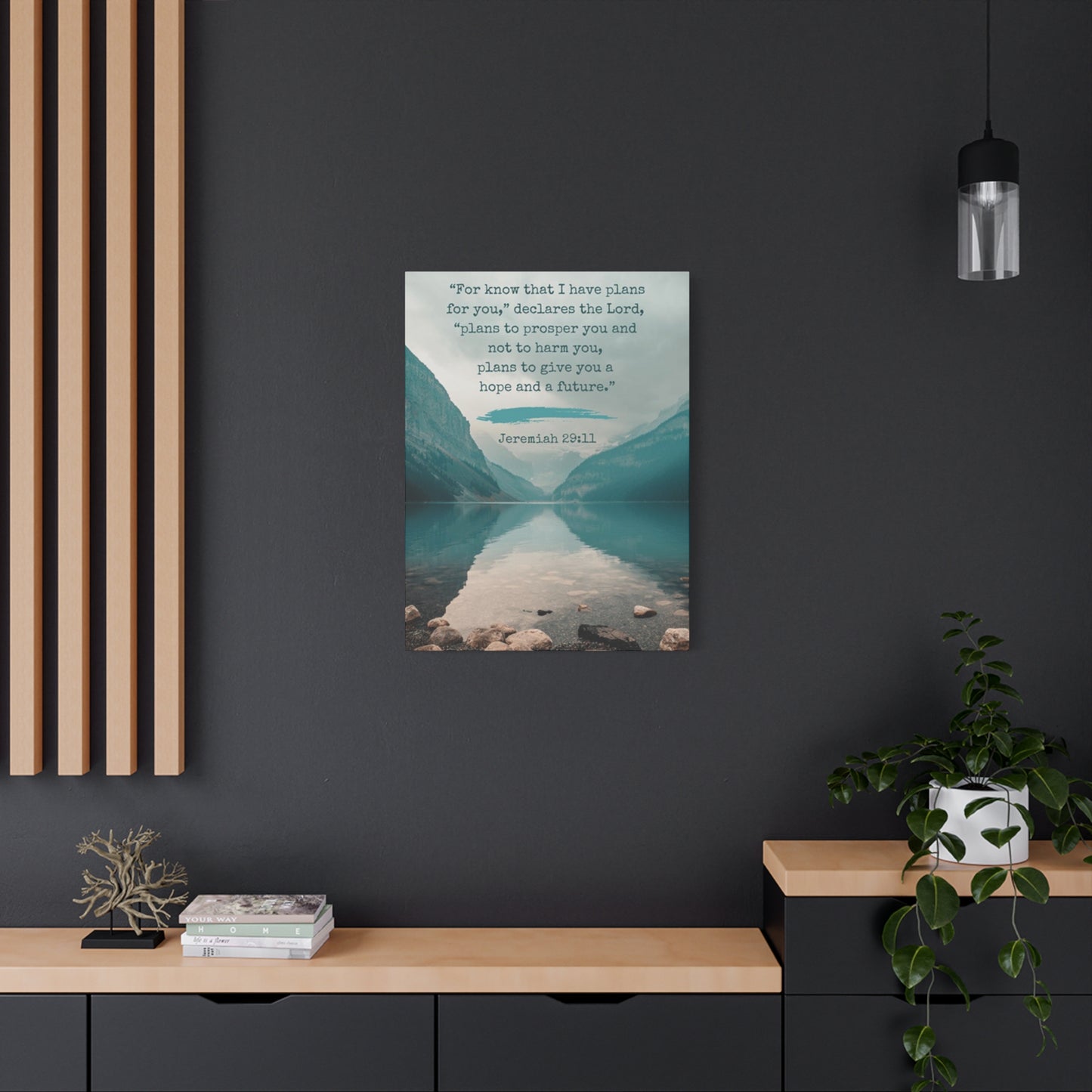 Jeremiah 29:11 Quote Poster Wall Art & Canvas Prints