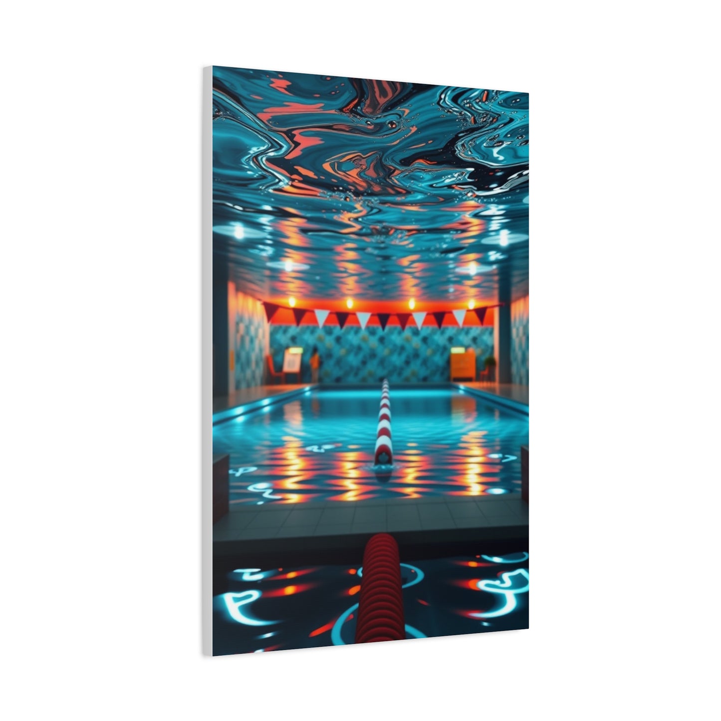 Swimming Pool Art Luxury Canvas Wall Art & Canvas Print