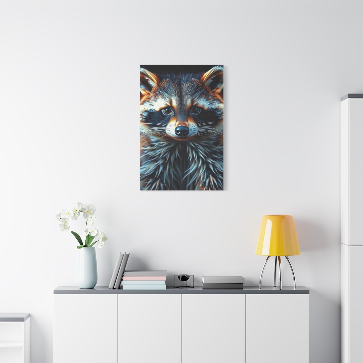Vision Raccoon Art Art Wall Art & Canvas Print
