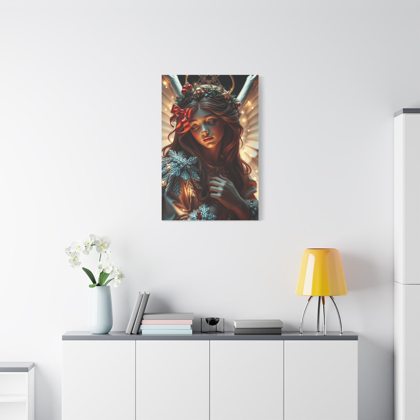 Christmas Angel Art Luxury Canvas Wall Art & Canvas Print