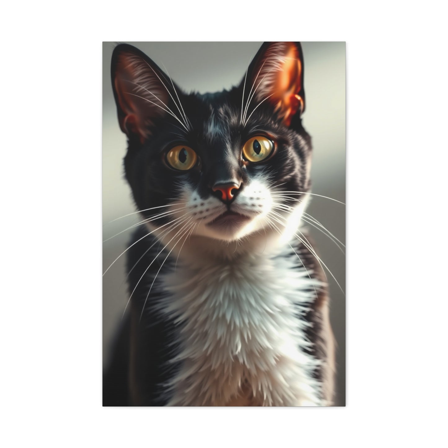 Vision Tuxedo Cat Art Art Wall Art & Canvas Print