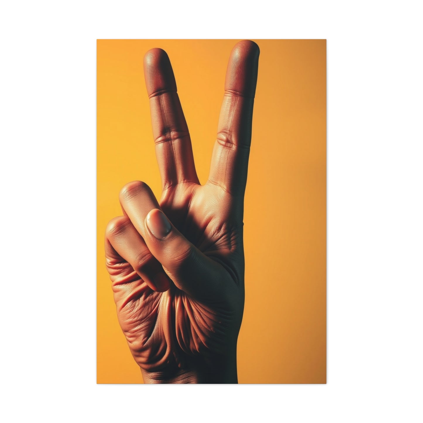 Vision Peace Sign Art Art Wall Art & Canvas Print