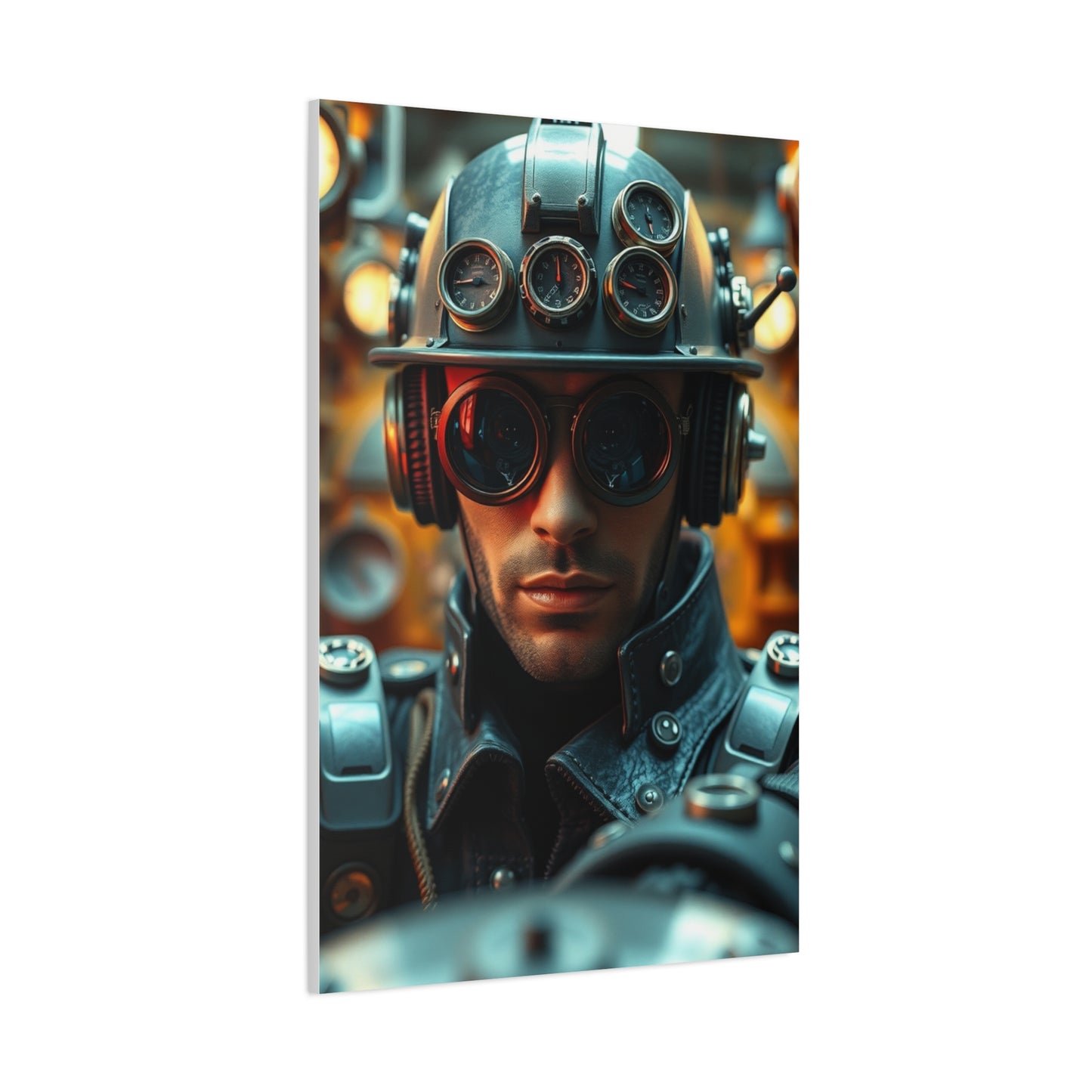 Ethereal Cogscape Canvas wall art & canvas print