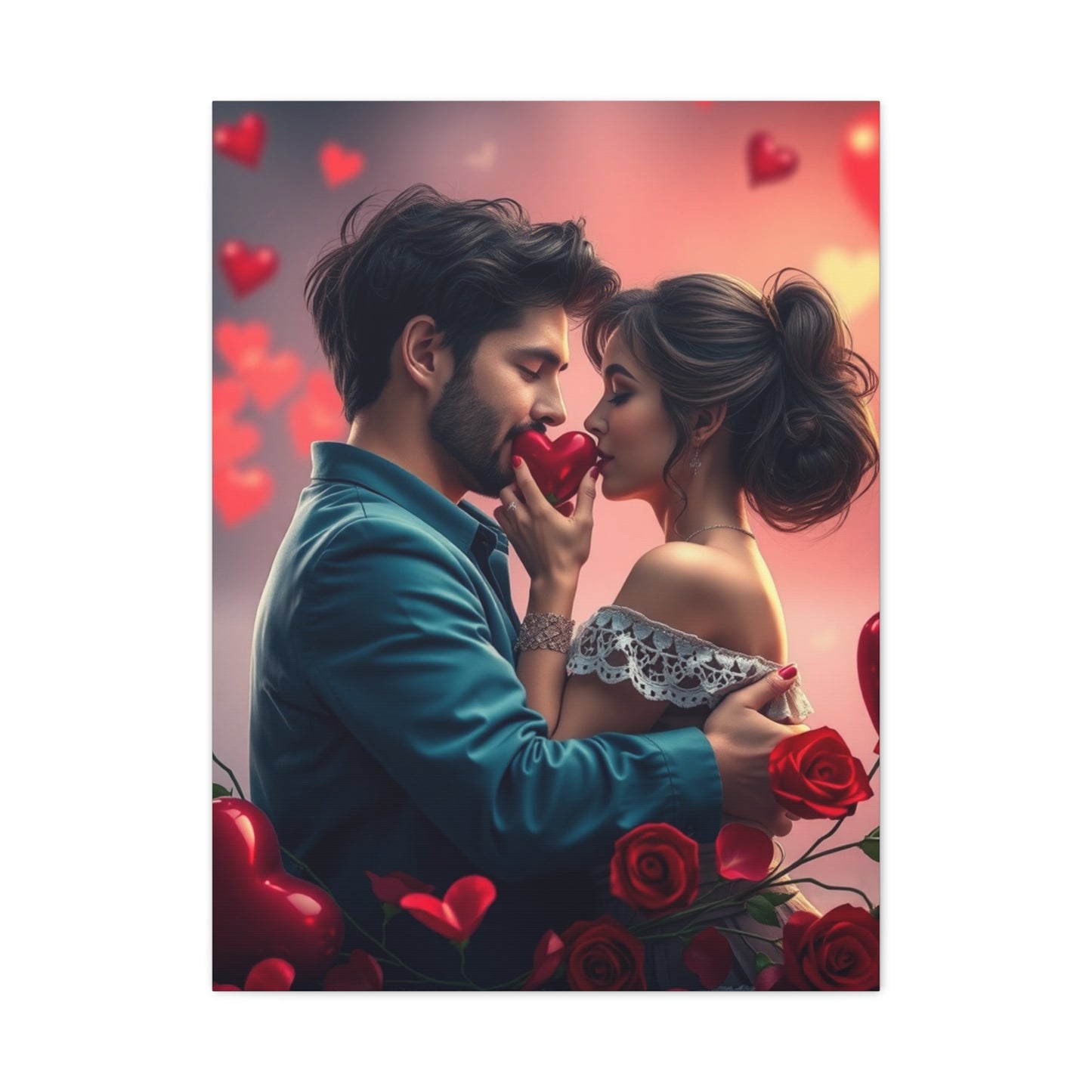Valentine's Day Art Refined Canvas Wall Art & Canvas Print