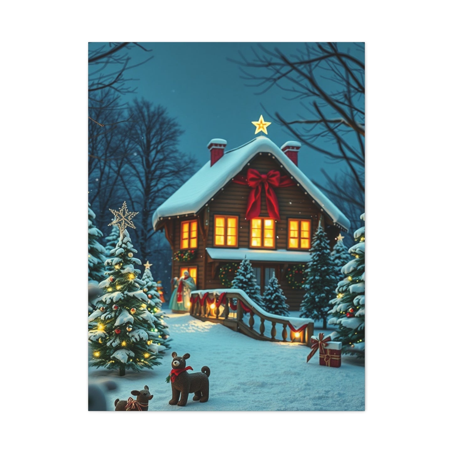 Nostalgic Noël Elegance Wall Art