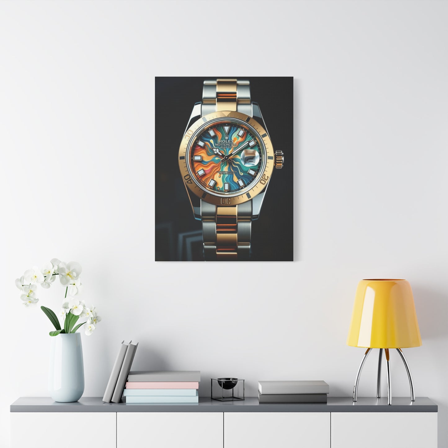 Refined Timekeeper Art Wall Art & Canvas Print