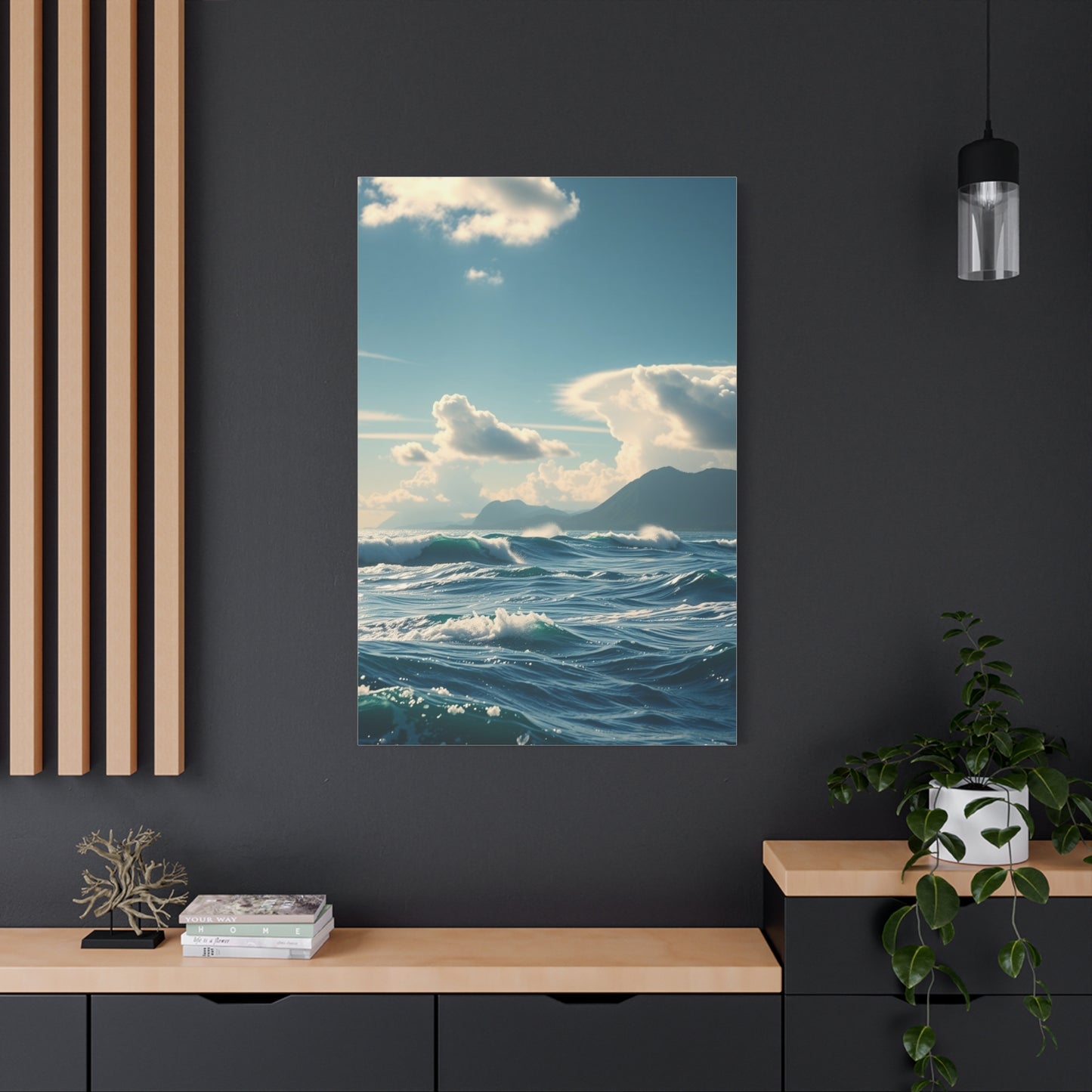 Opulent Seaside Panorama Wall Art & Canvas Print